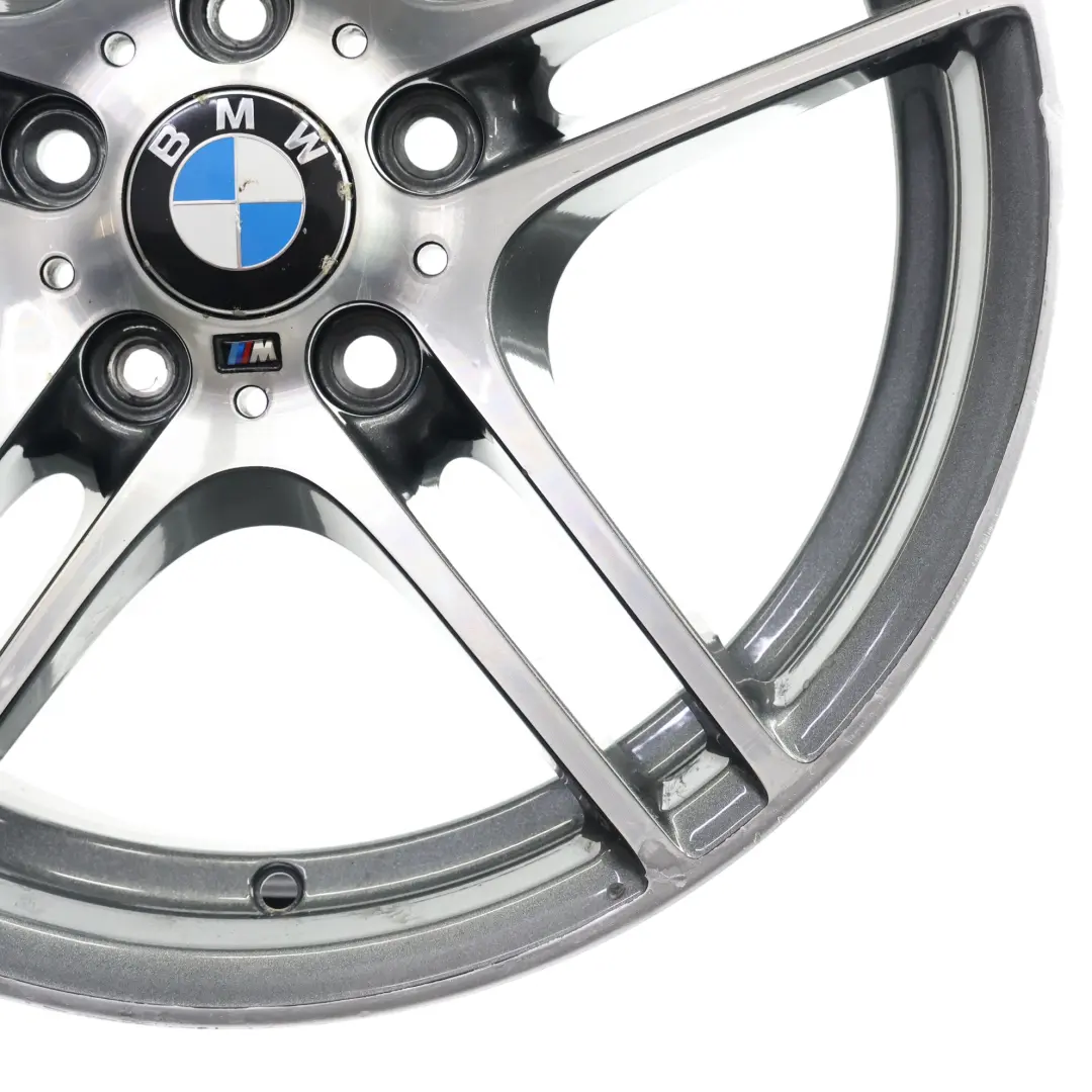 Front Wheel Alloy Rim M Performance Double Spoke 313M 18" 7,5J ET:49 to BMW E81 E87 with Part number 6856666 BMW E81 E87 Front Wheel Alloy Rim M Performance Double Spoke 313M 18" 7,5J ET:49 - SKU 6856666-9 - Part number 6856666