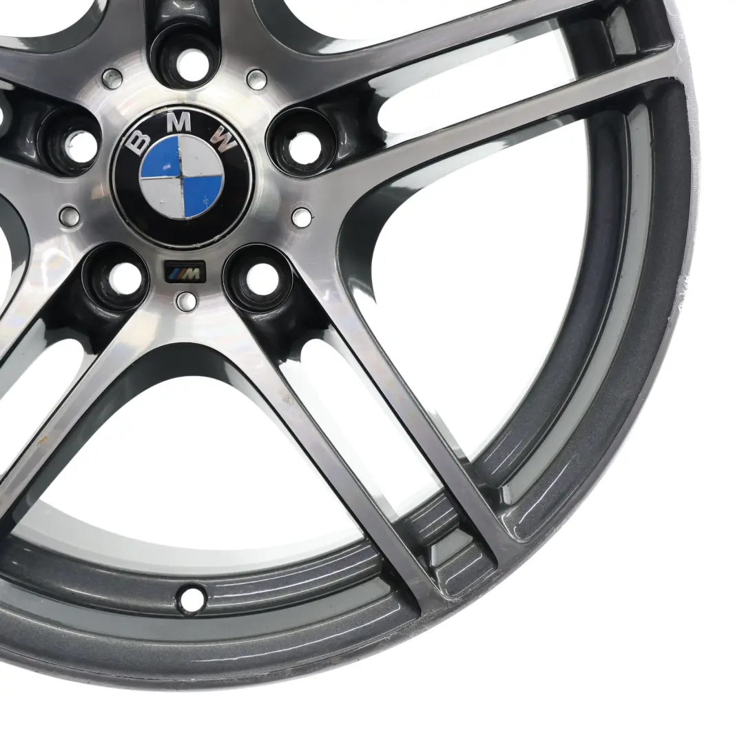 Hinterradfelge Alloy M Performance 18" 8,5J ET:52 Doppelspeiche 313M für BMW E81 E87 mit Teilenummer 6856667 BMW E81 E87 Hinterradfelge Alloy M Performance 18" 8,5J ET:52 Doppelspeiche 313M - SKU 6856667-8 - Teilenummer 6856667