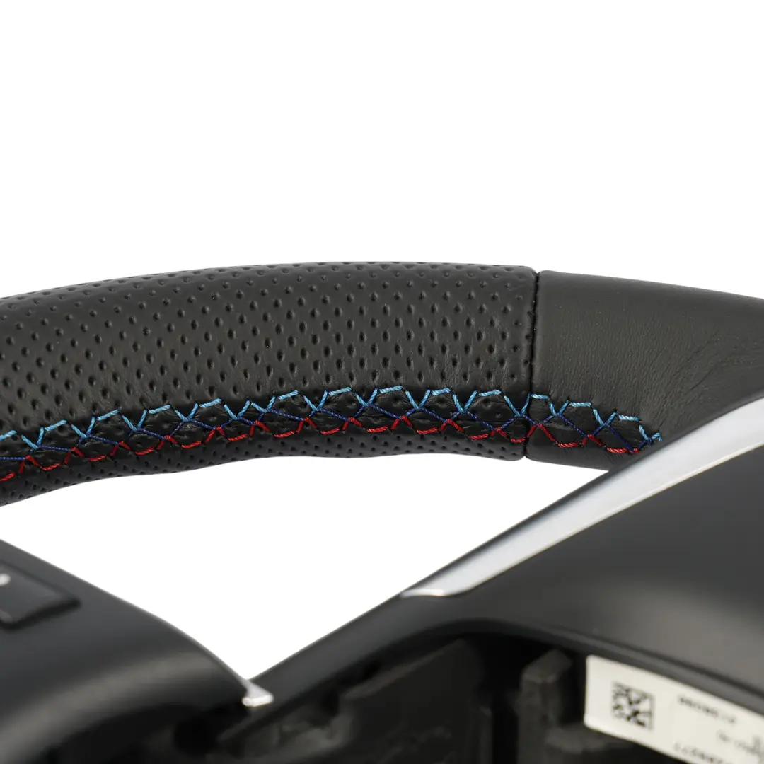 Leather Sport Steering Wheel M-tricolored to BMW F45 F46 X1 F48 X2 F39 NEW Black with Part number 6860357 BMW F45 F46 X1 F48 X2 F39 NEW Black Leather Sport Steering Wheel M-tricolored - SKU 6860357-1 - Part number 6860357