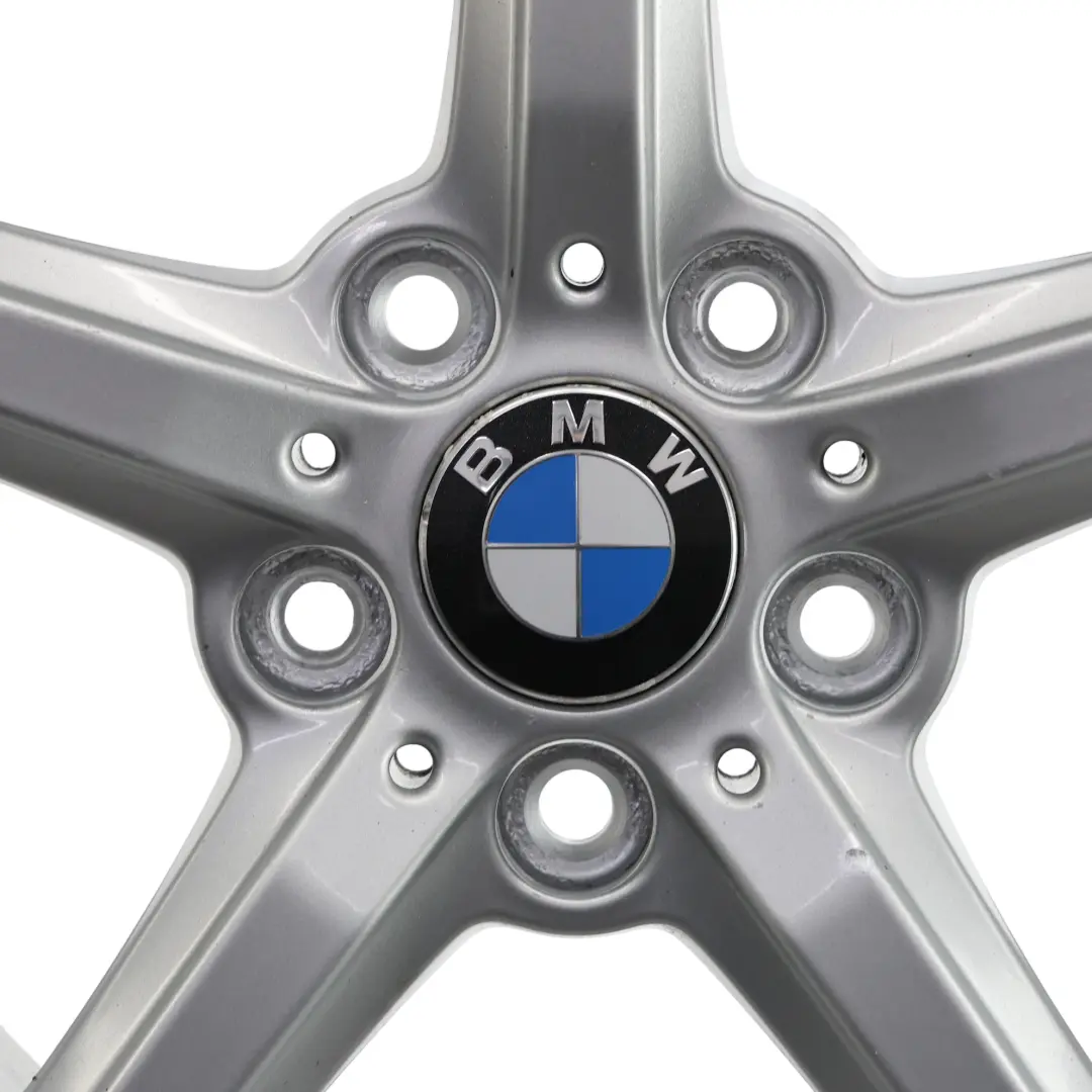BMW F20 F21 F22 F23 Silver Wheel Alloy Rim 16" ET:40 7J Star Spoke 654 - SKU 6866302-1 - Part number 6866302