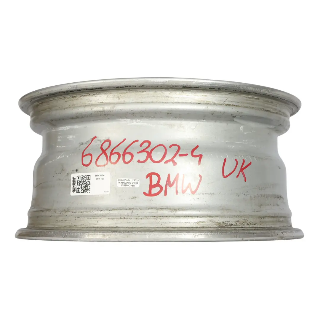 BMW F20 F21 F22 F23 Silver Wheel Alloy Rim 16" ET:40 7J Star Spoke 654 - SKU 6866302-4 - Part number 6866302