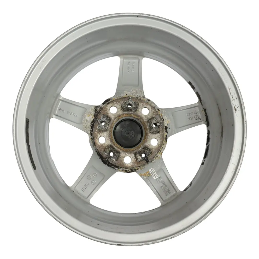 Alloy Rim 16" ET:40 7J Star Spoke 654 to BMW F20 F21 F22 F23 Silver Wheel with Part number 6866302 BMW F20 F21 F22 F23 Silver Wheel Alloy Rim 16" ET:40 7J Star Spoke 654 - SKU 6866302-4 - Part number 6866302