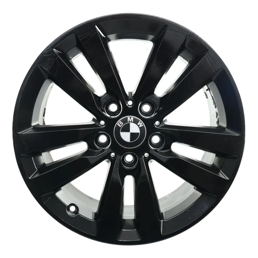 BMW F20 F21 F22 F23 Wheel Alloy Rim Black 17" ET:43 7,5J Double Spoke 655 - SKU 6866303-11 - Part number 6866303
