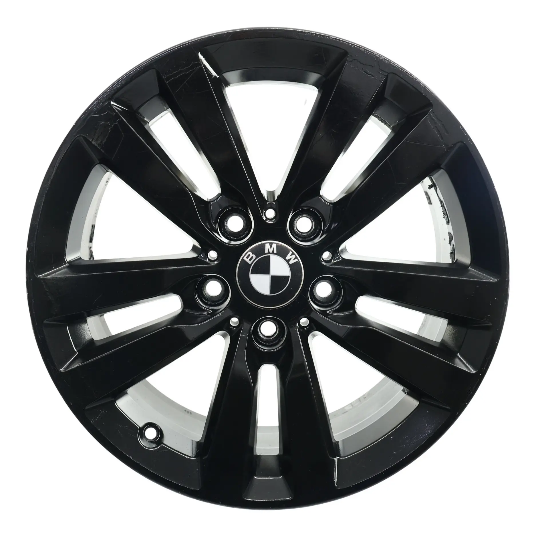 BMW F20 F21 F22 F23 Wheel Alloy Rim Black 17" ET:43 7,5J Double Spoke 655