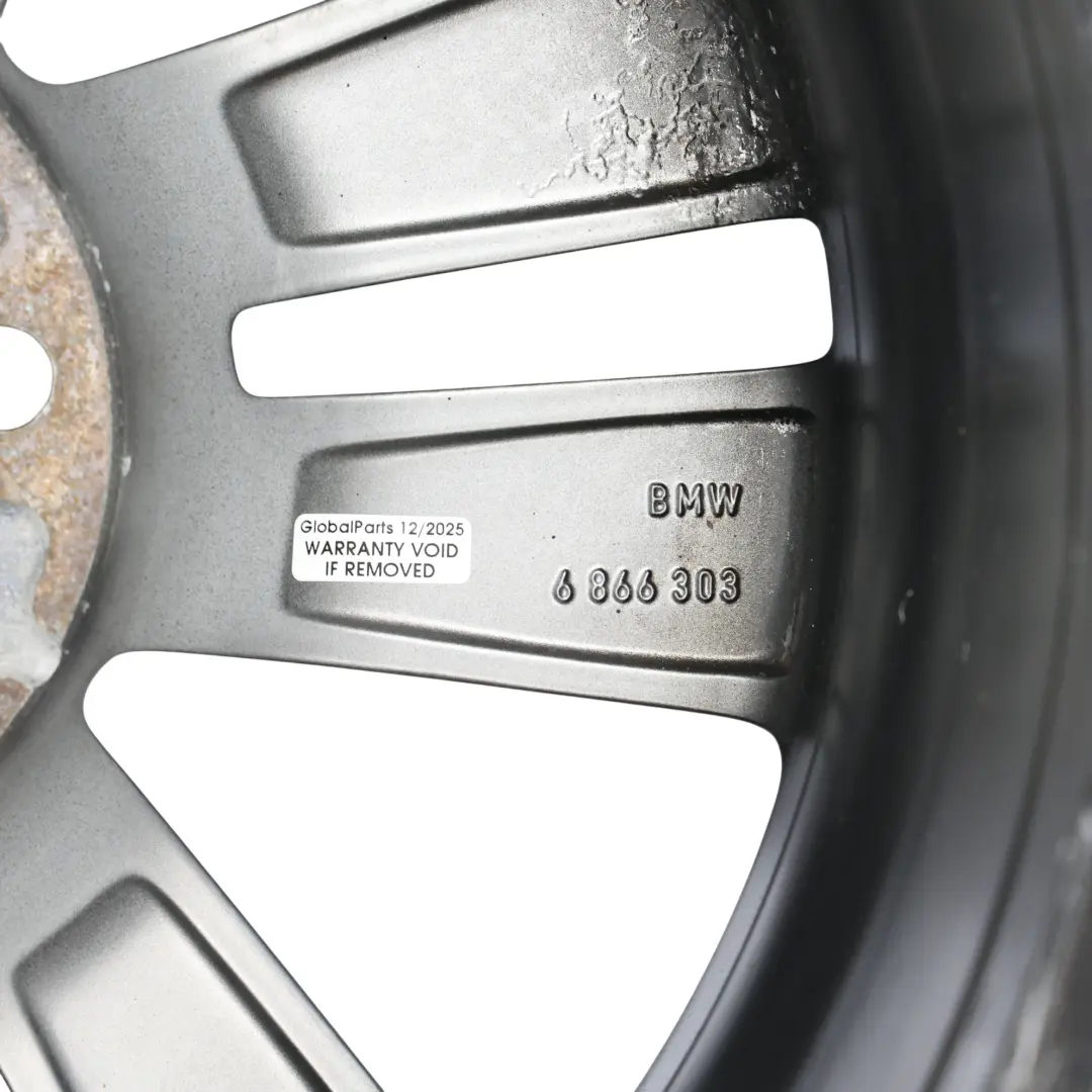 Alloy Rim Black 17" ET:43 7,5J Double Spoke 655 to BMW F20 F21 F22 F23 Wheel with Part number 6866303 BMW F20 F21 F22 F23 Wheel Alloy Rim Black 17" ET:43 7,5J Double Spoke 655 - SKU 6866303-11 - Part number 6866303