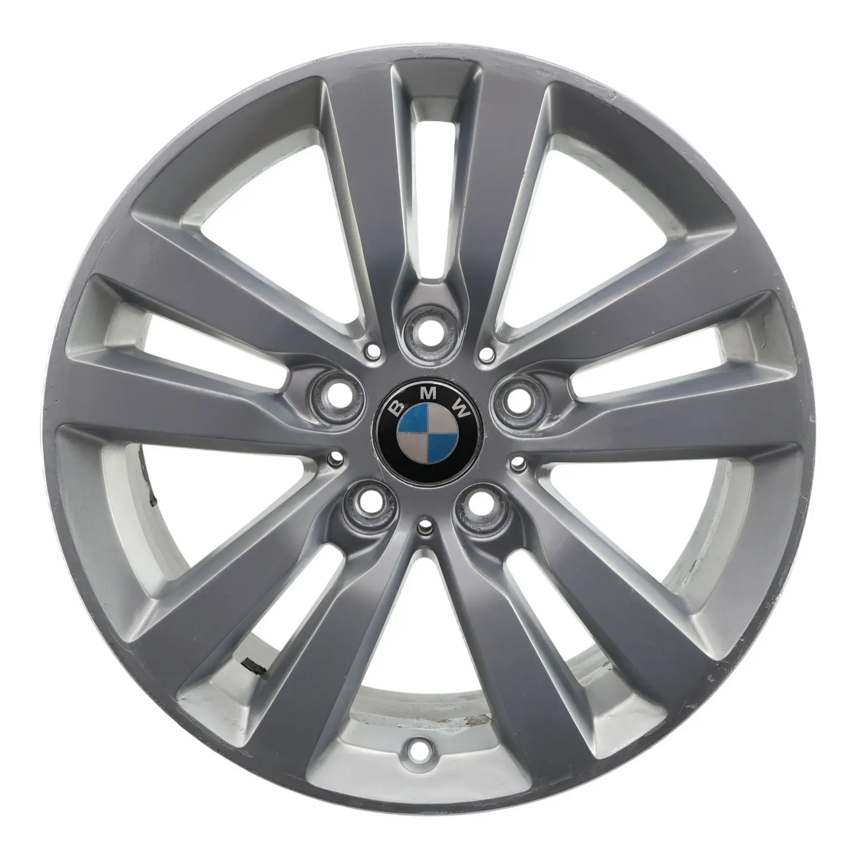 BMW F20 F21 F22 F23 Silver Wheel Alloy Rim 17" Double Spoke 655 ET:43 7,5J