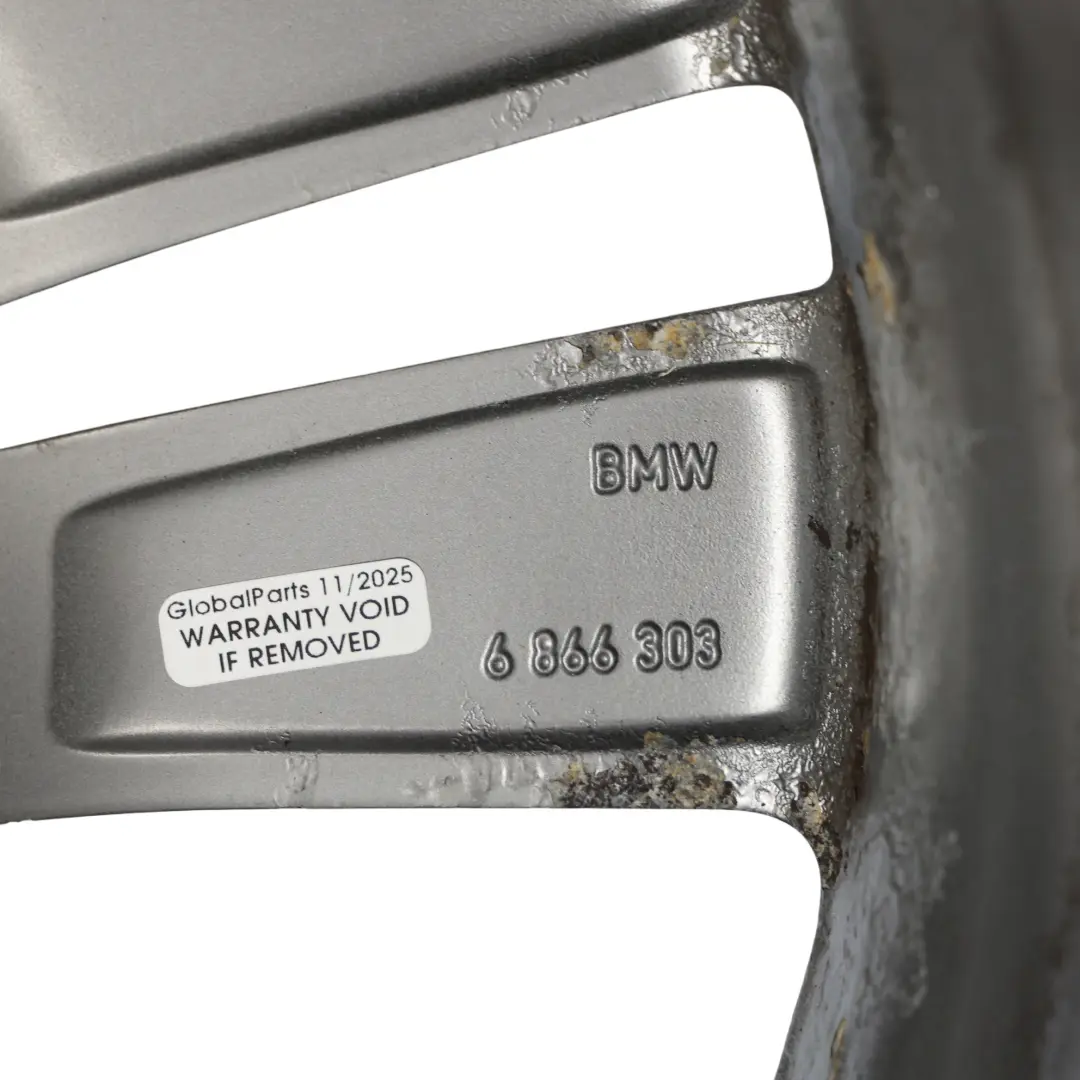 Alloy Rim 17" Double Spoke 655 ET:43 7,5J to BMW F20 F21 F22 F23 Silver Wheel with Part number 6866303 BMW F20 F21 F22 F23 Silver Wheel Alloy Rim 17" Double Spoke 655 ET:43 7,5J - SKU 6866303-5 - Part number 6866303