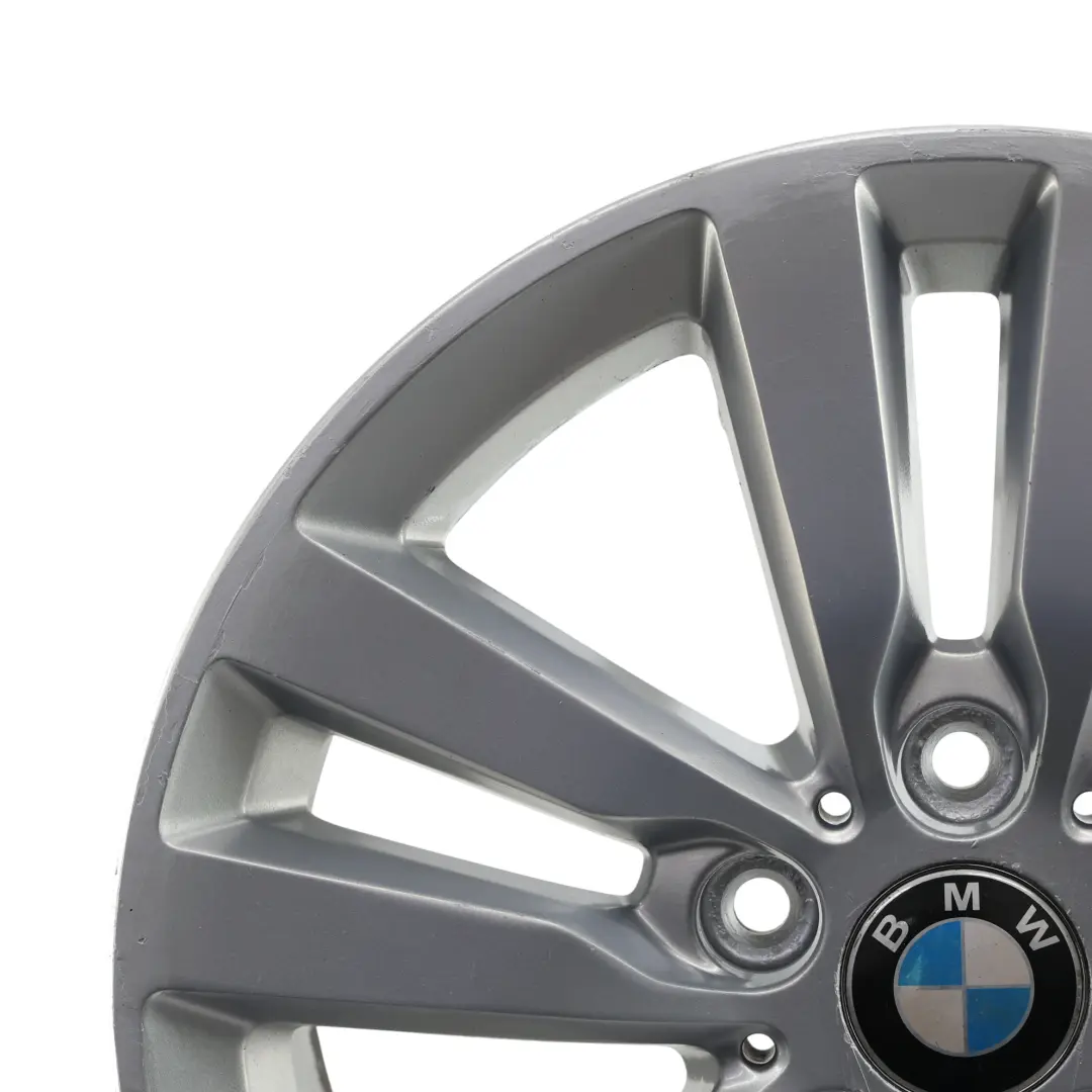 BMW F20 F21 F22 Silberne Leicht metall felge 17" Doppel speiche 655 ET:43 7,5J - SKU 6866303-5 - Teilenummer 6866303