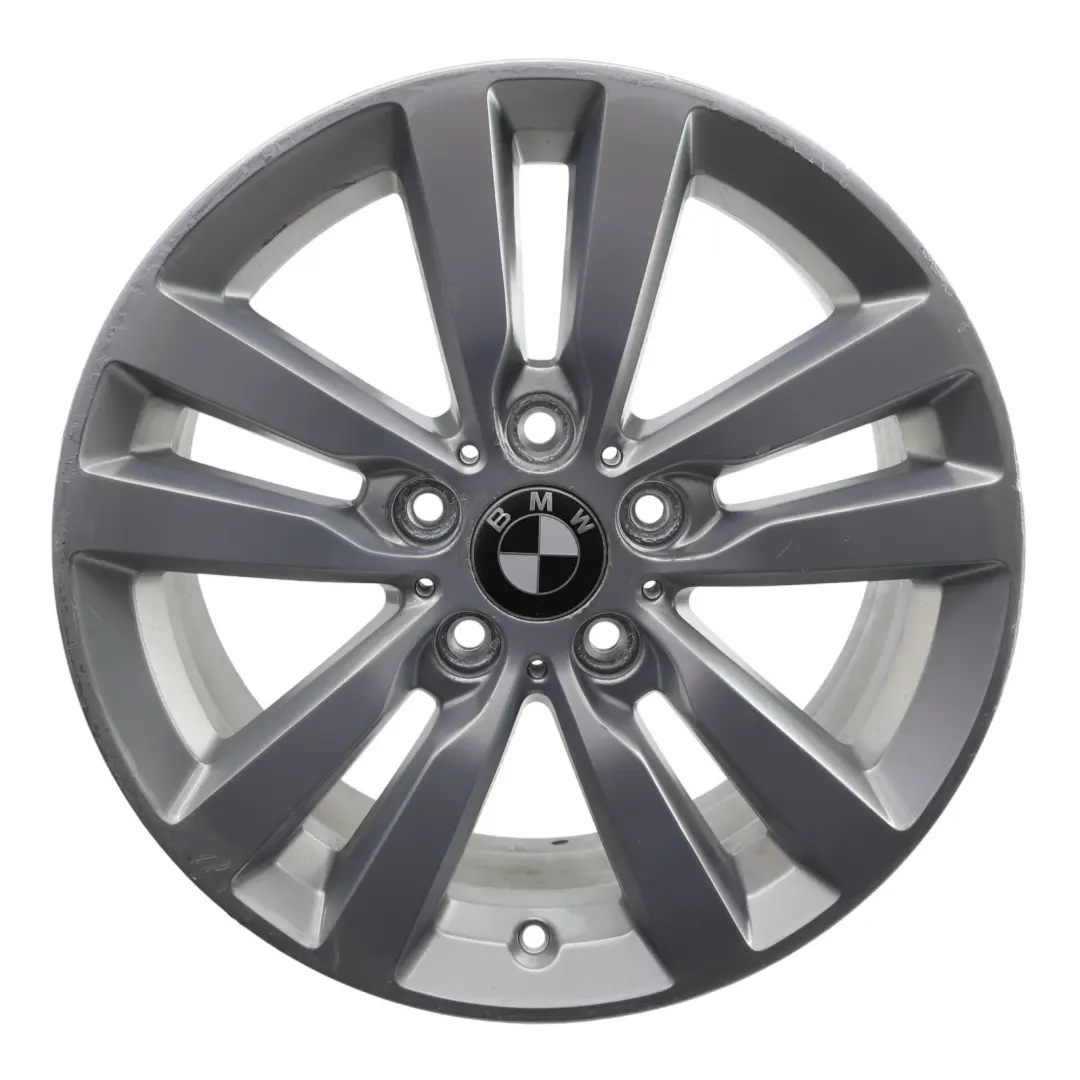 Alloy Rim 17" Double Spoke 655 ET:43 7.5J to BMW F20 F21 F22 F23 Silver Wheel with Part number 6866303 BMW F20 F21 F22 F23 Silver Wheel Alloy Rim 17" Double Spoke 655 ET:43 7.5J - SKU 6866303-6 - Part number 6866303
