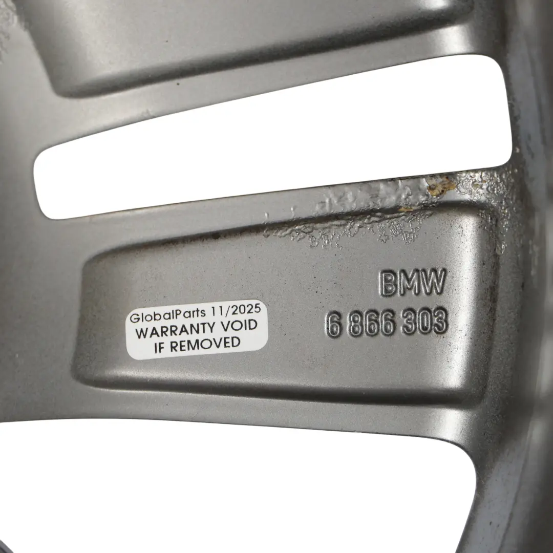 Llanta Aleación Plata 17" Doble Radio 655 ET:43 7.5J para BMW F20 F21 F22 F23 con número de pieza 6866303 BMW F20 F21 F22 F23 Llanta Aleación Plata 17" Doble Radio 655 ET:43 7.5J - SKU 6866303-6 - Número de pieza 6866303