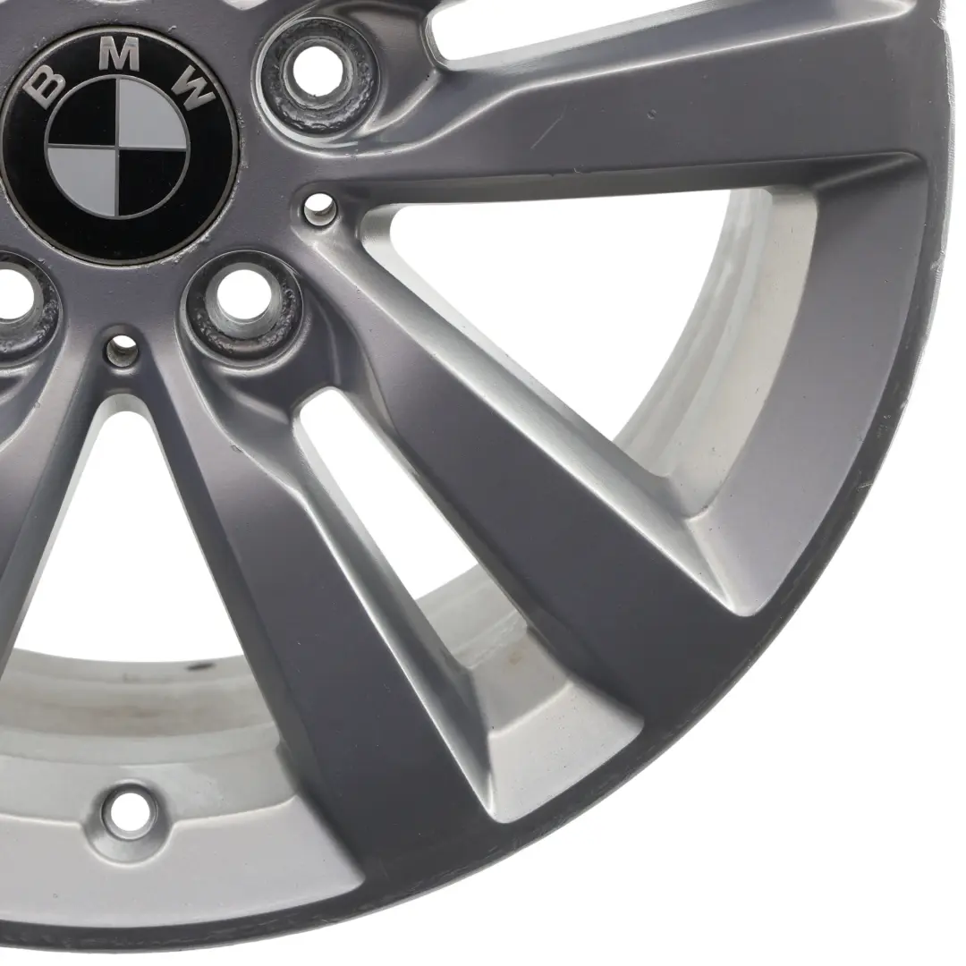 Silberne Alufelge 17" Doppelspeiche 655 ET:43 7.5J für BMW F20 F21 F22 F23 mit Teilenummer 6866303 BMW F20 F21 F22 F23 Silberne Alufelge 17" Doppelspeiche 655 ET:43 7.5J - SKU 6866303-6 - Teilenummer 6866303