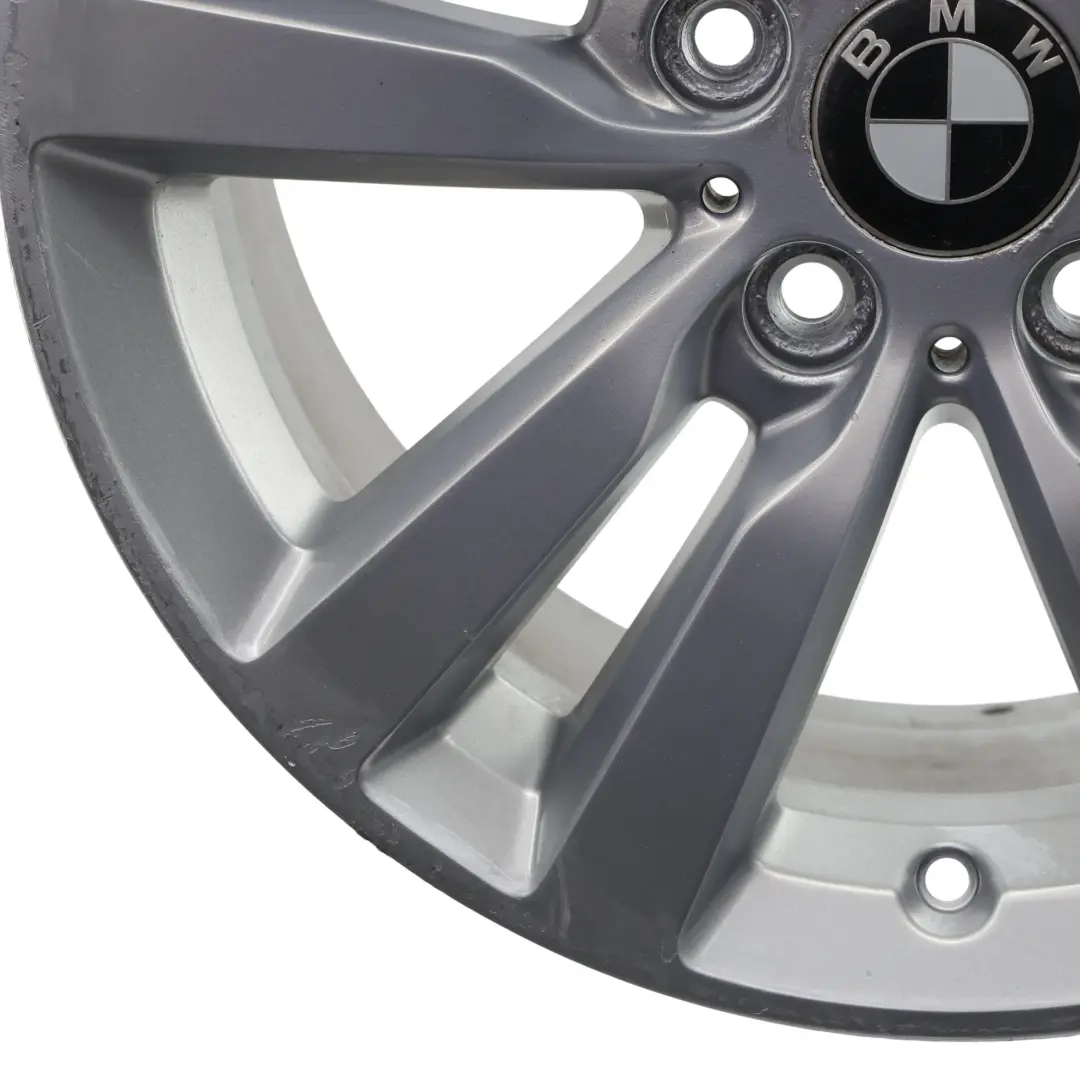 Alloy Rim 17" Double Spoke 655 ET:43 7.5J to BMW F20 F21 F22 F23 Silver Wheel with Part number 6866303 BMW F20 F21 F22 F23 Silver Wheel Alloy Rim 17" Double Spoke 655 ET:43 7.5J - SKU 6866303-6 - Part number 6866303