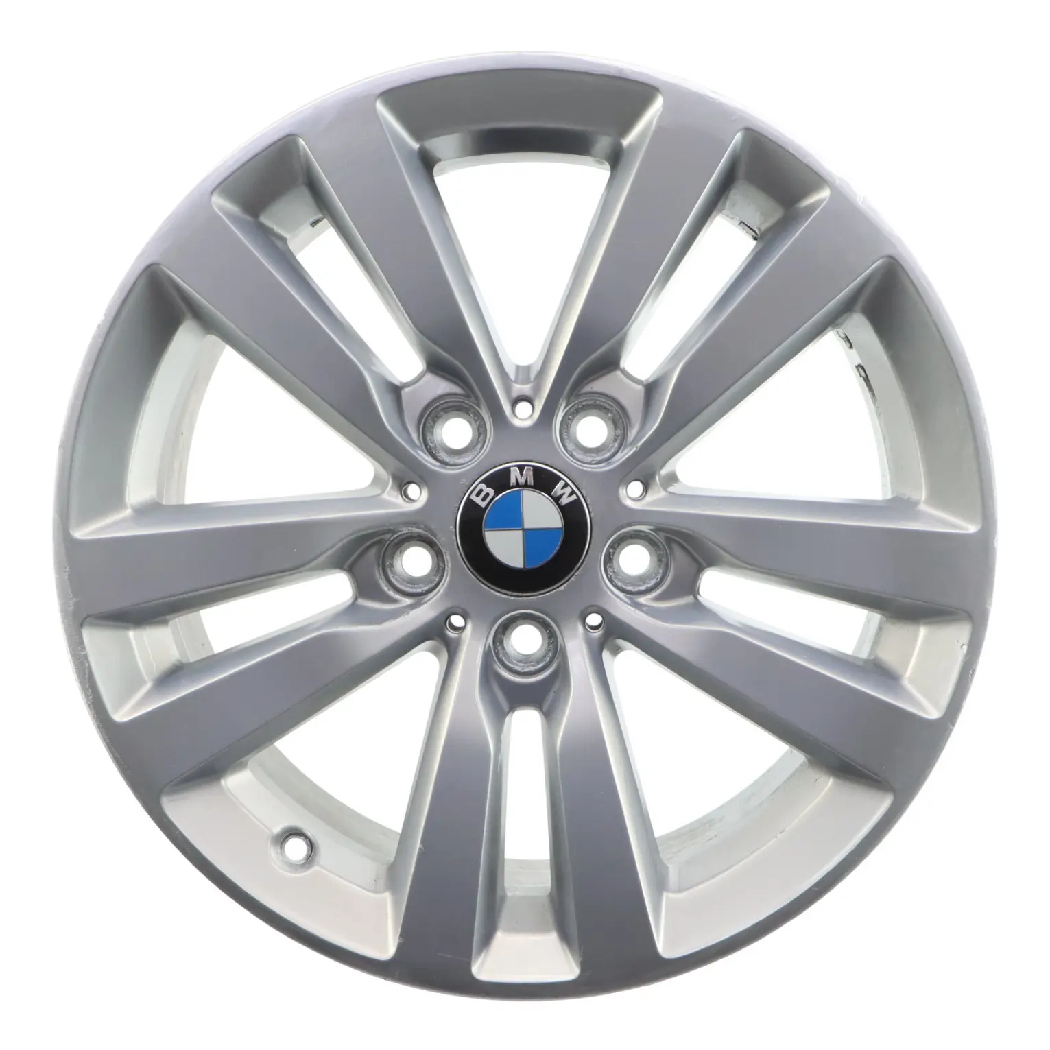 BMW F20 F21 F22 F23 Wheel Rim Alloy Silver 17" ET:43 7,5J Double Spoke 655