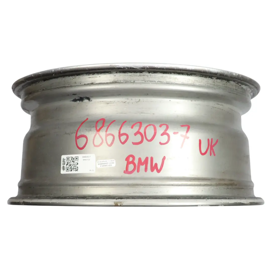 BMW F20 F21 F22 F23 Wheel Rim Alloy Silver 17" ET:43 7,5J Double Spoke 655 - SKU 6866303-7 - Part number 6866303