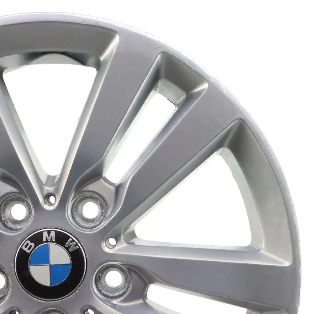 BMW F20 F21 F22 F23 Wheel Rim Alloy Silver 17" ET:43 7,5J Double Spoke 655 - SKU 6866303-7 - Part number 6866303