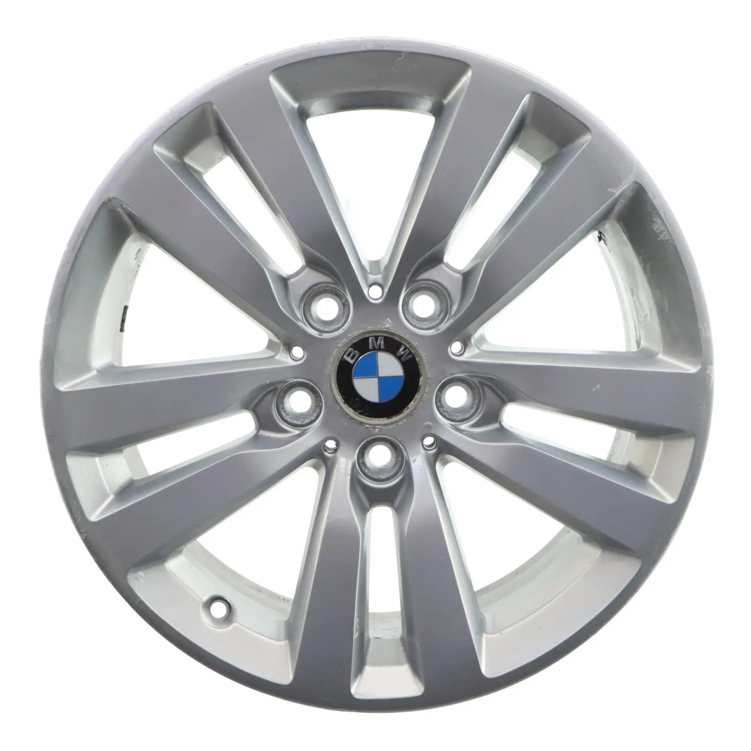 BMW F20 F21 F22 F23 Wheel Alloy Rim Silver 17" ET:43 7,5J Double Spoke 655
