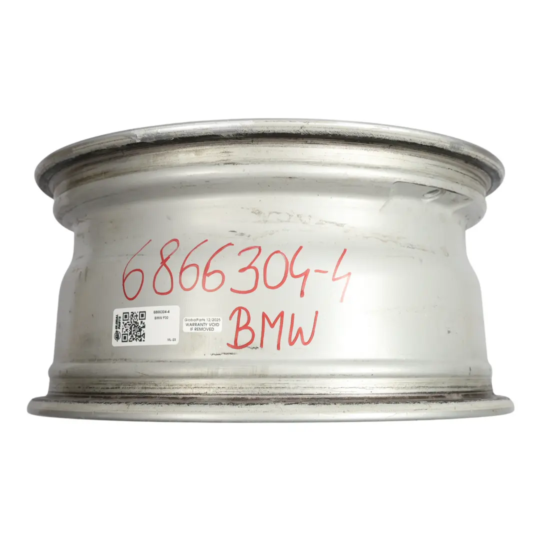 BMW F30 F31 LCI Felga Aluminiowa Srebrna 16" 7,5J ET:37 V Spoke 656 - SKU 6866304-4 - Numer Części 6866304