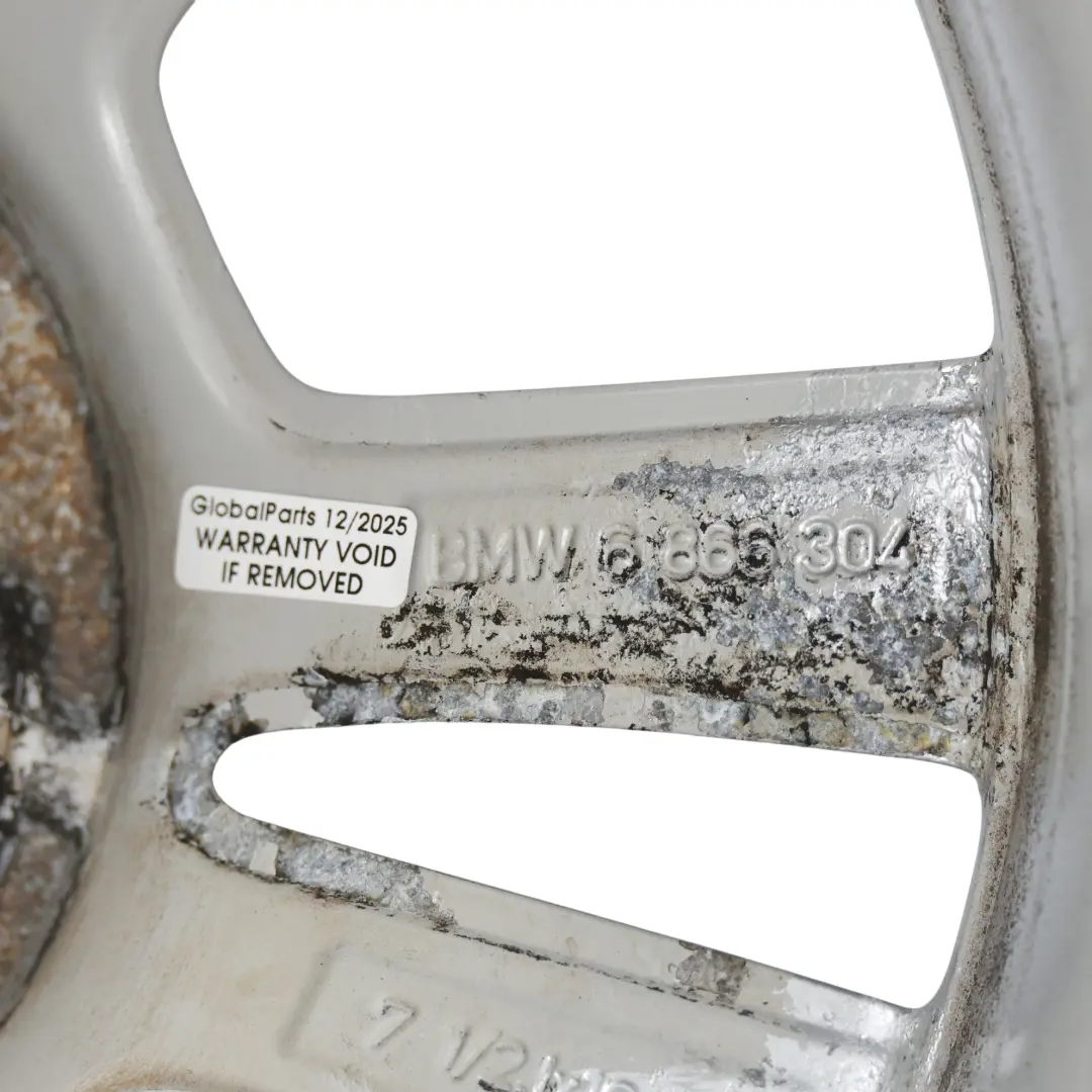 BMW F30 F31 LCI Llanta De Aleación De Plata 16 "7,5J ET:37 V Spoke 656 - SKU 6866304-5 - Número de pieza 6866304