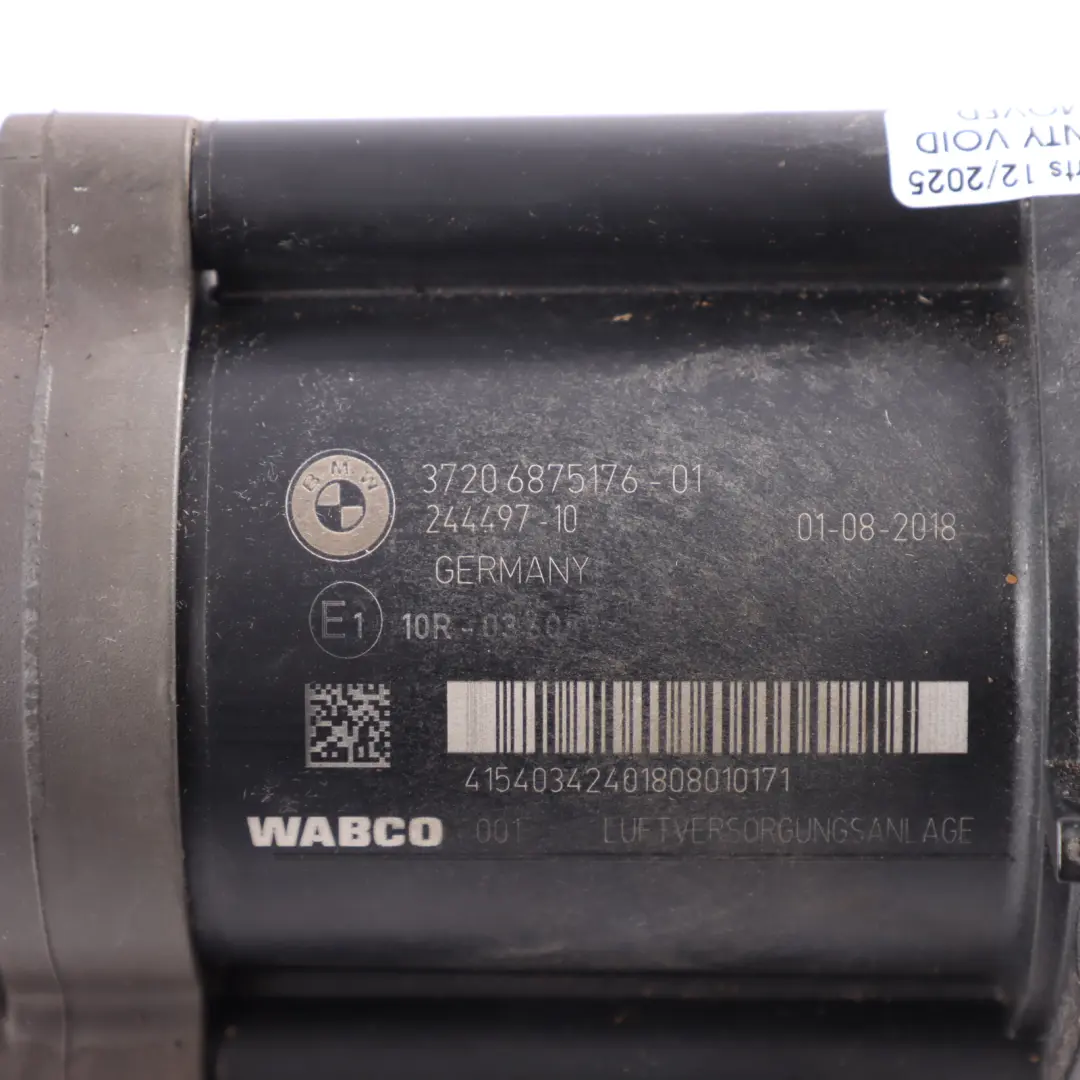 Supply Pump Motor Suspension Compressor System to BMW F01 F02 F07 F11 Air with Part number 6875176 BMW F01 F02 F07 F11 Air Supply Pump Motor Suspension Compressor System - SKU 6875176-5 - Part number 6875176