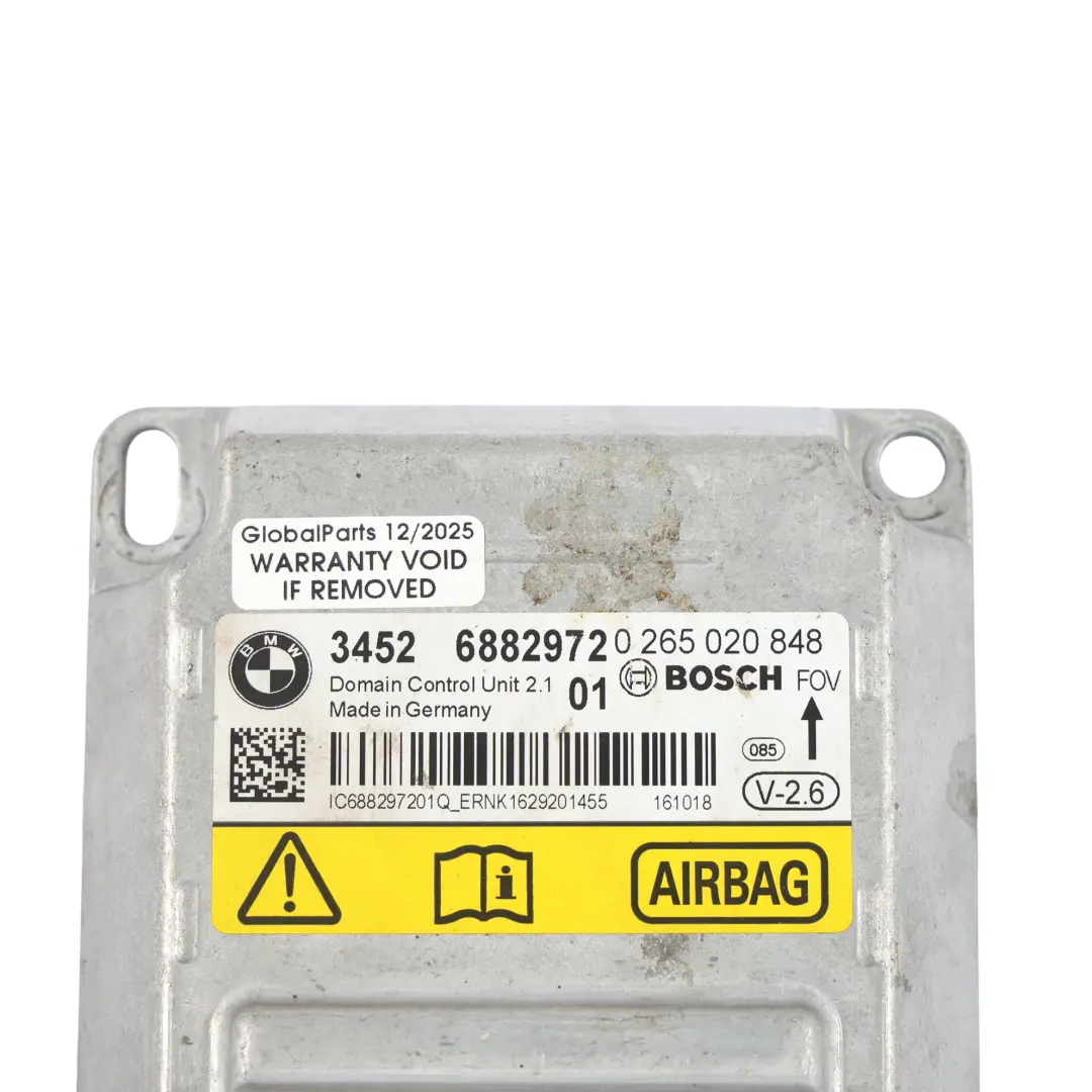 ECU ICM Steuerungs Sensor Einheit Luft Modul ECU für BMW F33 mit Teilenummer 6882972 BMW F33 ECU ICM Steuerungs Sensor Einheit Luft Modul ECU - SKU 6882972 - Teilenummer 6882972