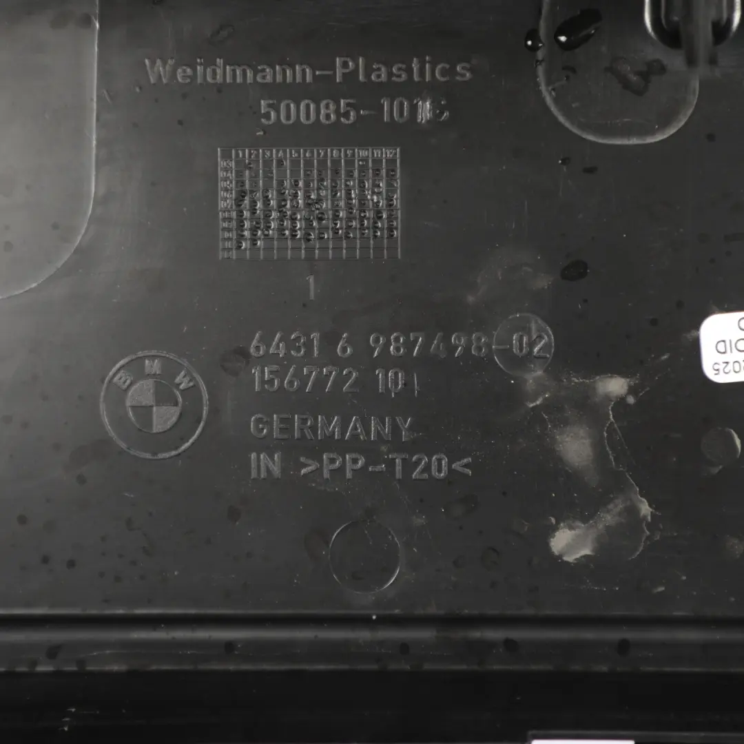 Boîtier De Microfiltre Partie Supérieure pour BMW E81 E87 E90 LCI à propos du numéro de pièce 6987498 BMW E81 E87 E90 LCI Boîtier De Microfiltre Partie Supérieure - SKU 6987498 - Numéro de pièce 6987498
