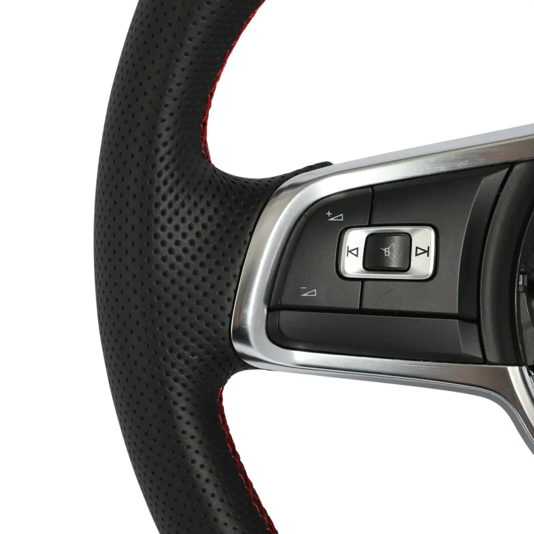 VW Polo 6R 6C GTI Volante NUEVO Cuero Negro Fondo Plano - SKU 6C0419091M-1 - Número de pieza 6C0419091M