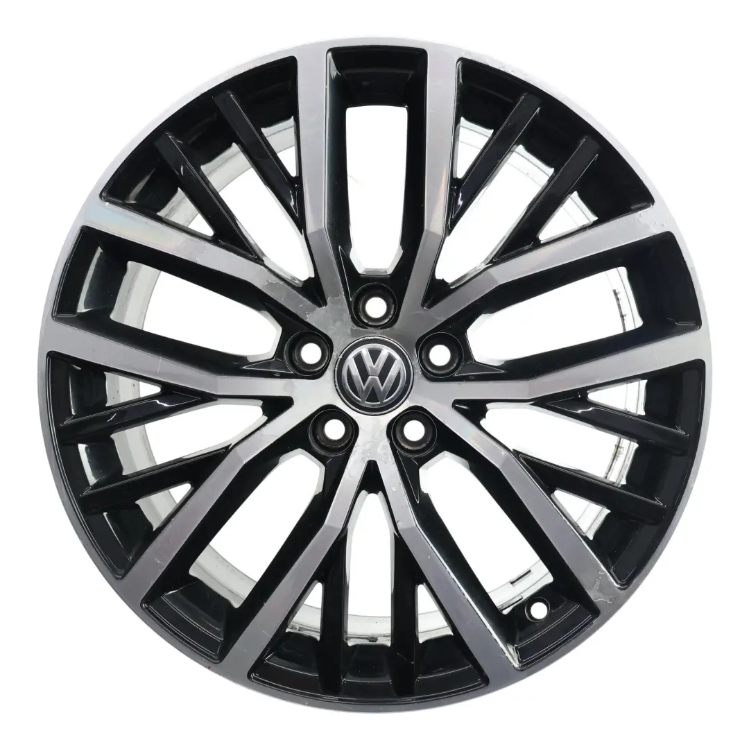 Rim Alloy Silver 17" 7,5J ET:44 to Volkswagen Polo GTI 6R Wheel with Part number 6C0601025K Volkswagen Polo GTI 6R Wheel Rim Alloy Silver 17" 7,5J ET:44 - SKU 6C0601025K-3 - Part number 6C0601025K