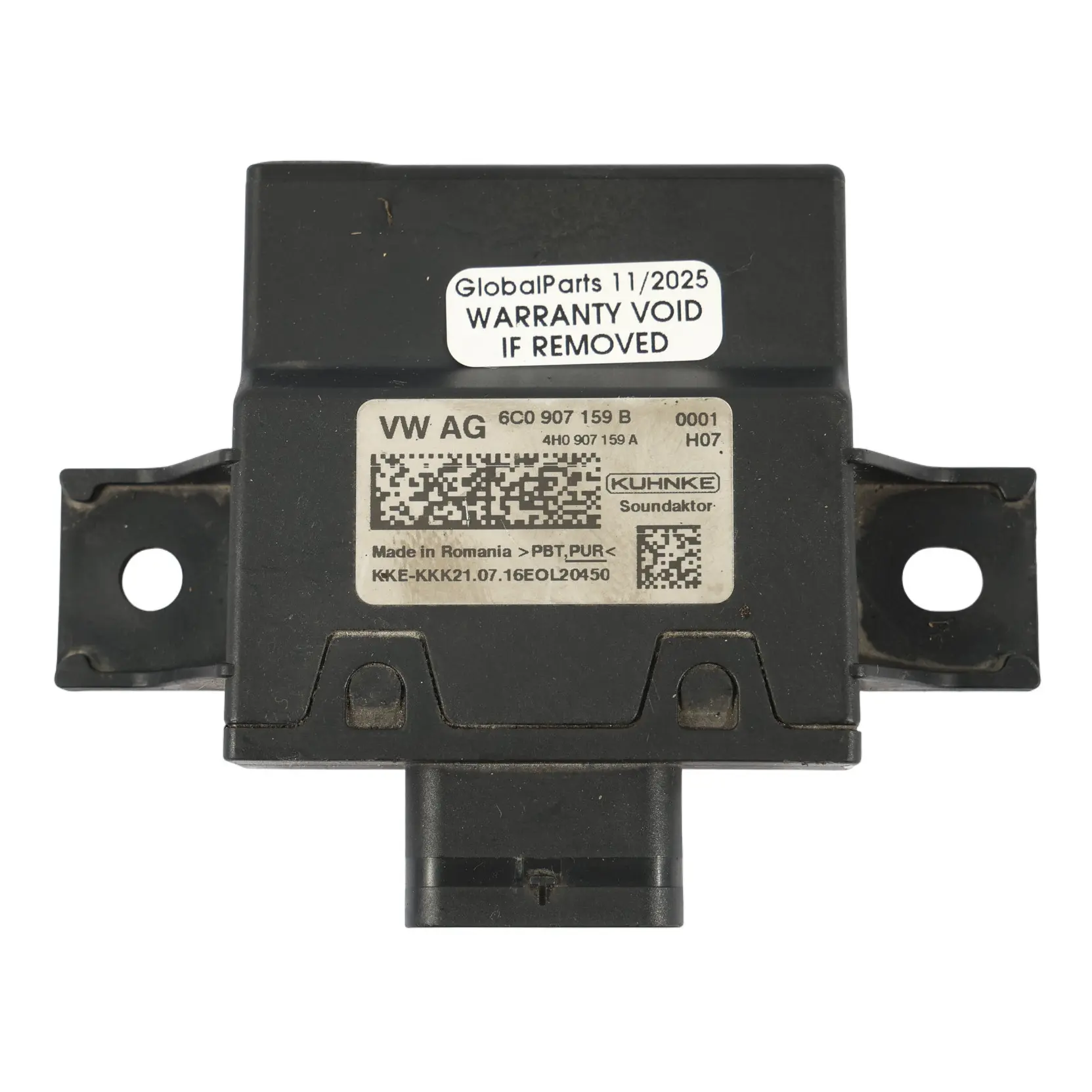 Volkswagen Polo 6C Modulo Controllo Impatto Sonoro Carrozzeria ECU 6C0907159B