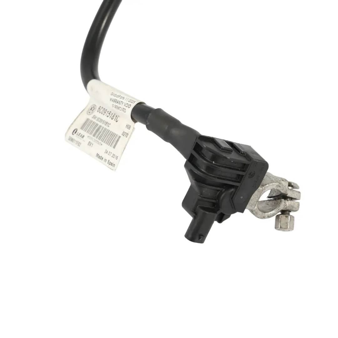 Negative Minus Earth Cable HV Battery Harness to VW Volkswagen Polo 6R with Part number 6C0915181C VW Volkswagen Polo 6R Negative Minus Earth Cable HV Battery Harness - SKU 6C0915181C - Part number 6C0915181C