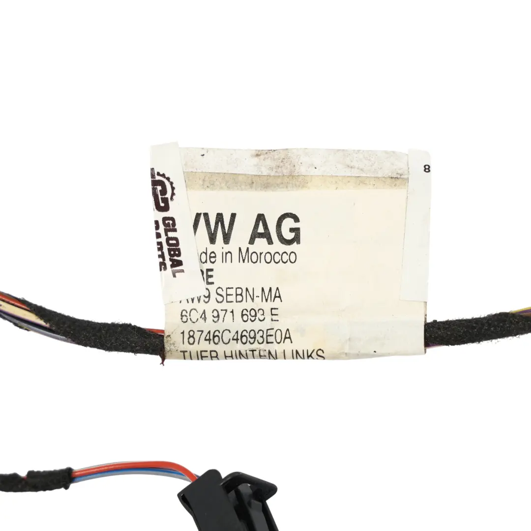 Door Harness Wiring Loom Cable Left N/S to VW Volkswagen Polo 6R Rear with Part number 6C4971693E VW Volkswagen Polo 6R Rear Door Harness Wiring Loom Cable Left N/S - SKU 6C4971693E - Part number 6C4971693E