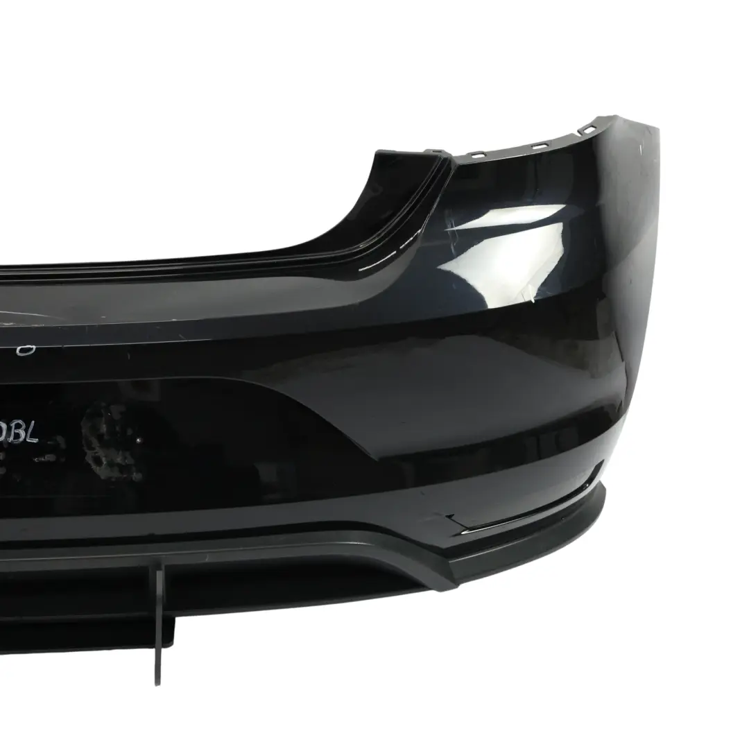 Volkswagen VW Polo 6R GTI Bumper Rear Trim Panel Cover Deep Black - C9X - SKU 6C6807421P-DBL - Part number 6C6807421P
