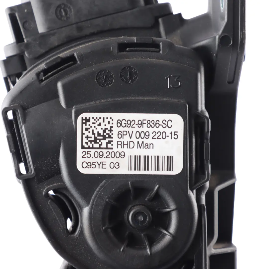 Ford Mondeo Mk4 Acceleration Throttle Gas Pedal - SKU RHD-6G92-9F836-SC - Part number 6G92-9F836-SC