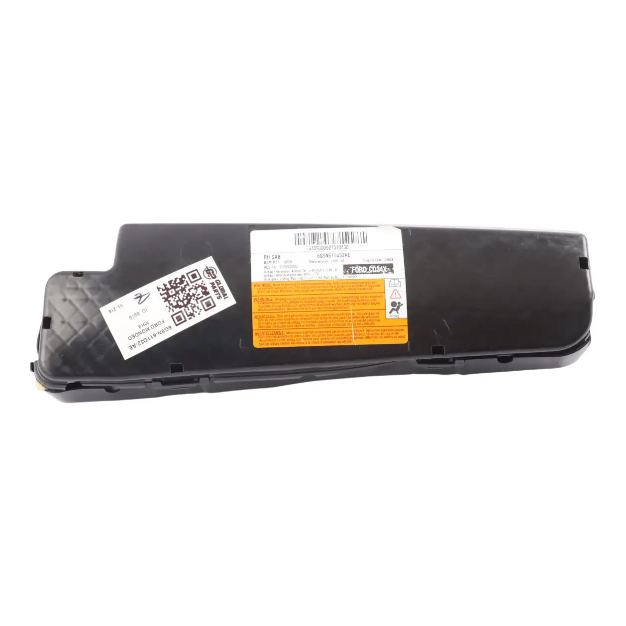 Ford Mondeo Mk4 Front Seat Air Module Driver Seat Right O/S 6G9N-611D32-AE