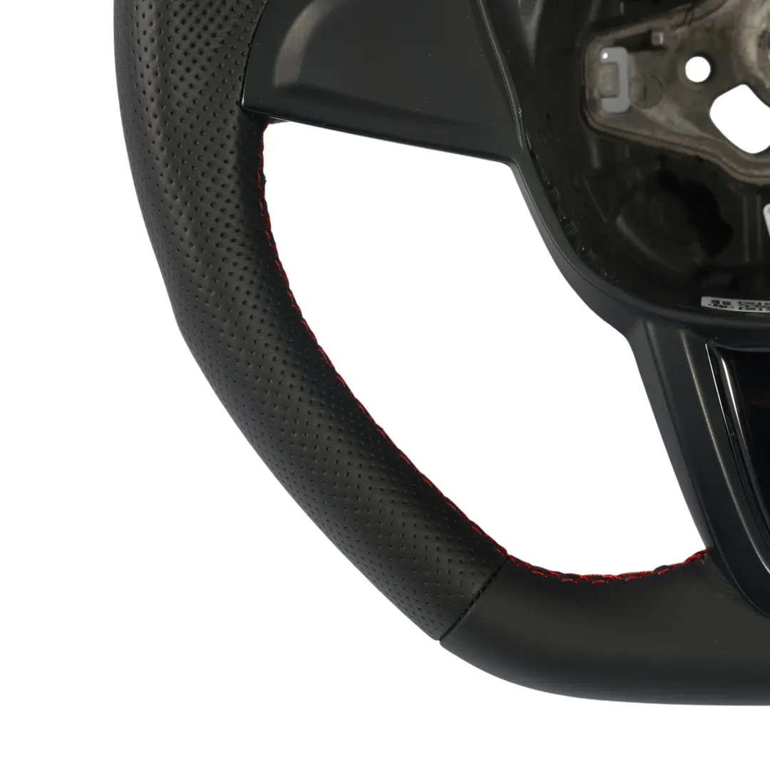 6J FR Volante NUEVO Cuero Negro Fondo Plano para Seat Ibiza IV con número de pieza 6J0419091PY Seat Ibiza IV 6J FR Volante NUEVO Cuero Negro Fondo Plano - SKU 6J0419091PY-1 - Número de pieza 6J0419091PY