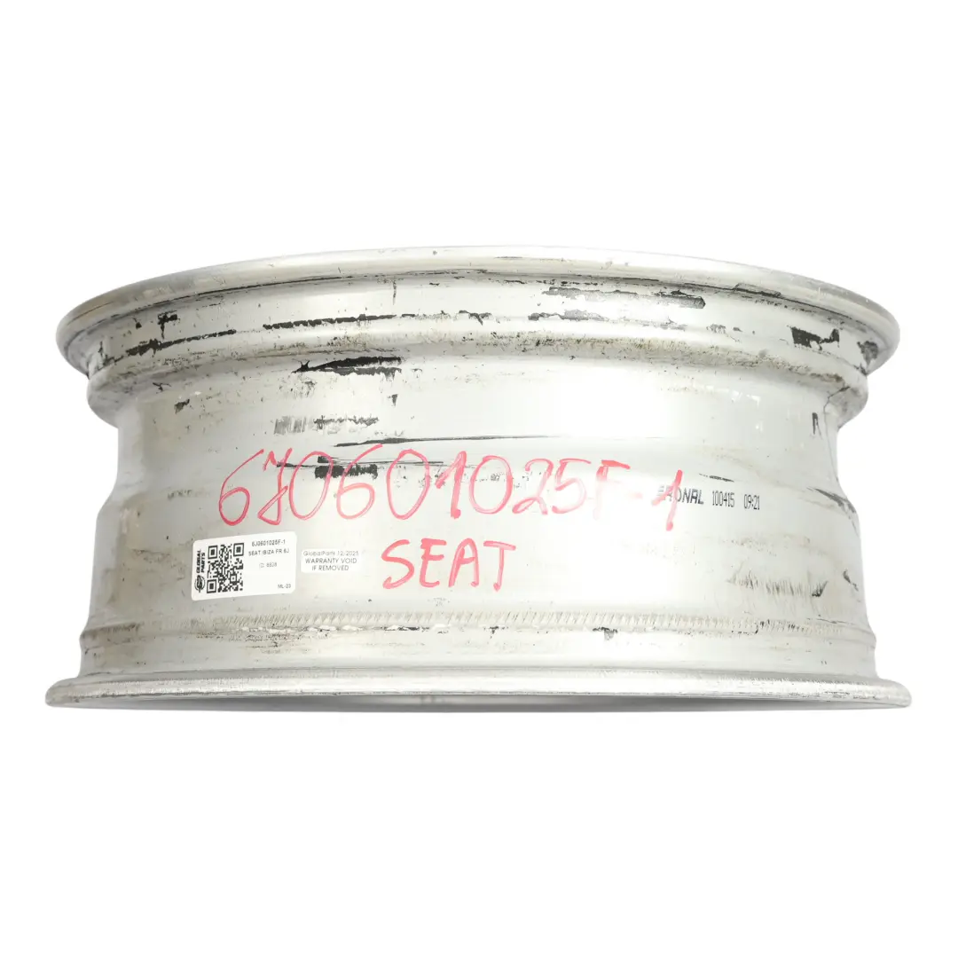 Mk4 6J Llanta Aleación Plata 17" 7J ET:43 5 Radios Dobles para Seat Ibiza con número de pieza 6J0601025F Seat Ibiza Mk4 6J Llanta Aleación Plata 17" 7J ET:43 5 Radios Dobles - SKU 6J0601025F-1 - Número de pieza 6J0601025F