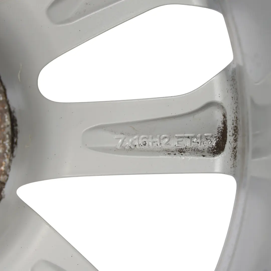 Seat Ibiza Mk4 6J Wheel Alloy 16" 10 Spoke 7J ET:43 Diamond Silver - SKU 6J0601025N-3 - Part number 6J0601025N