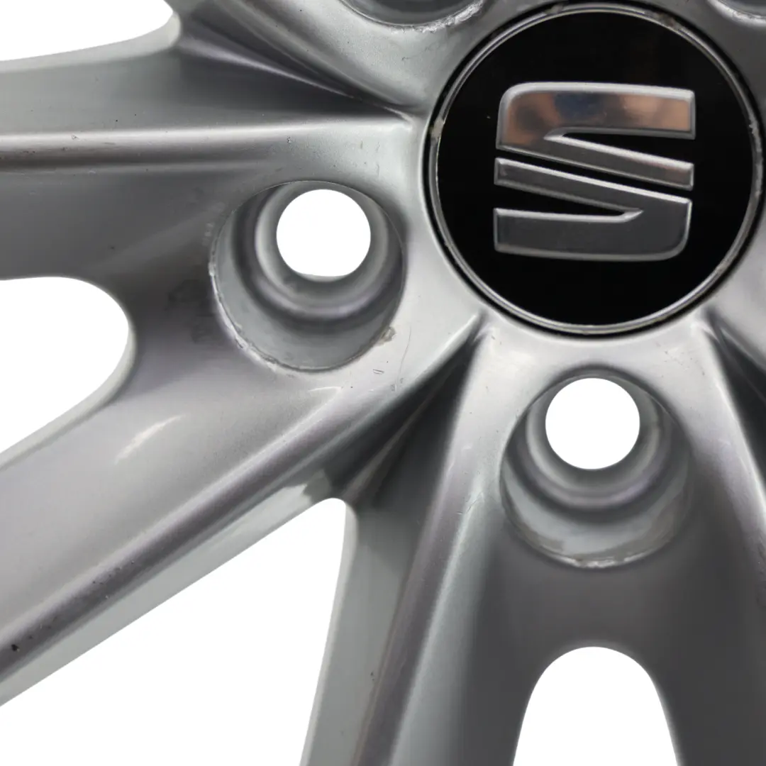 Seat Ibiza Mk4 6J Wheel Alloy 16" 10 Spoke 7J ET:43 Diamond Silver - SKU 6J0601025N-3 - Part number 6J0601025N