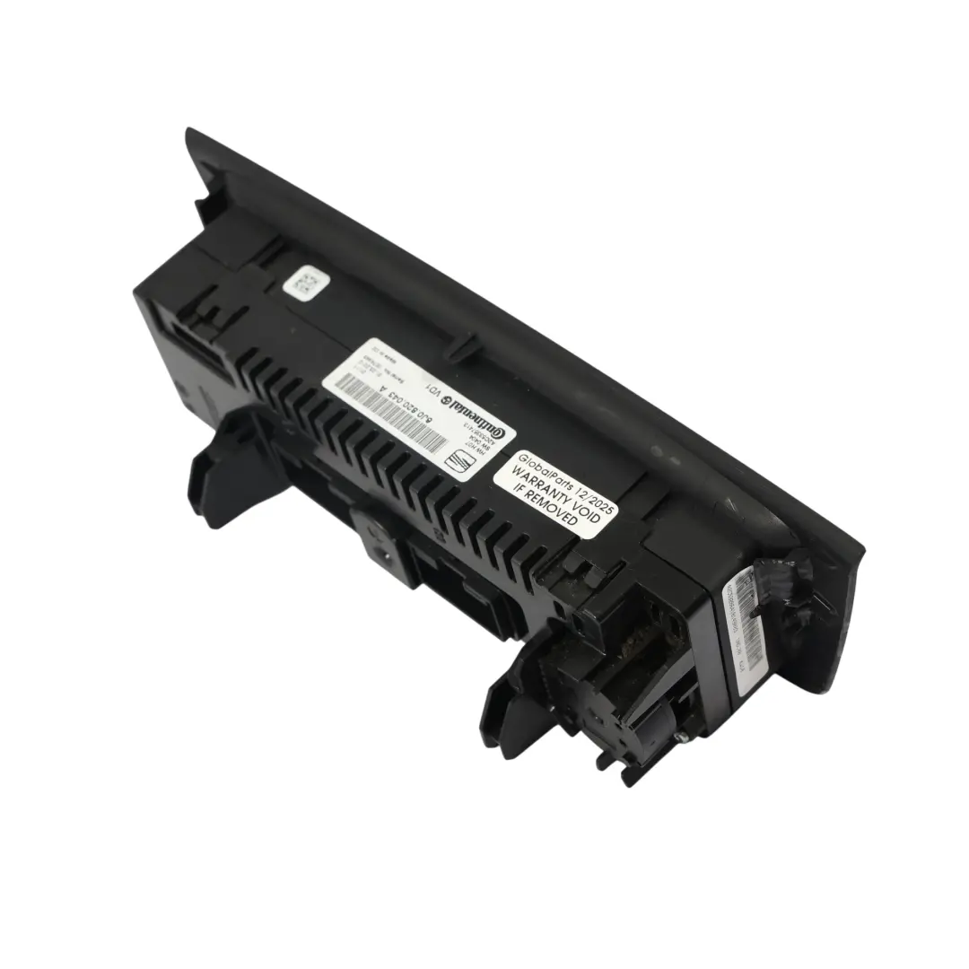 Seat Ibiza 6J Klima Anlage Bedienfeld Schalter Einheit Climatronic 6J0820045B - SKU 6J0820043A - Teilenummer 6J0820043A