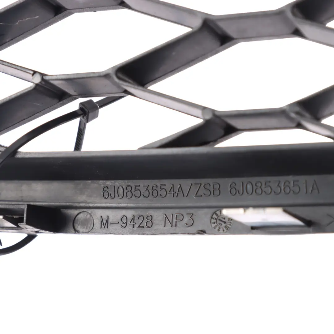 Mk4 Front Bumper Grille Centre Radiator Covering Panel to Seat Ibiza with Part number 6J0853651A Seat Ibiza Mk4 Front Bumper Grille Centre Radiator Covering Panel - SKU 6J0853651A - Part number 6J0853651A