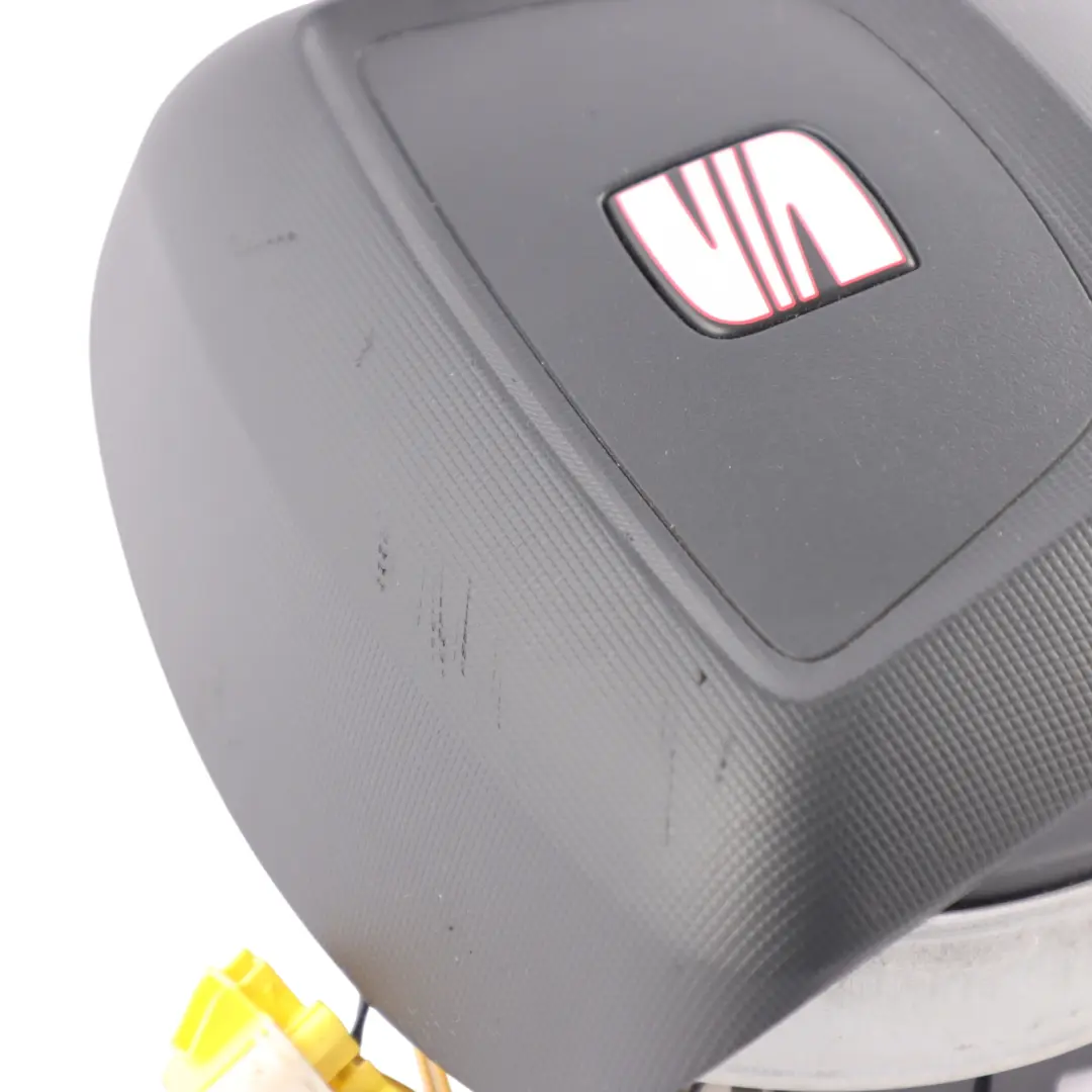 Mk4 6J Steering Wheel Air Module Driver's Side Black to Seat Ibiza with Part number 6J0880201K Seat Ibiza Mk4 6J Steering Wheel Air Module Driver's Side Black - SKU 6J0880201K - Part number 6J0880201K