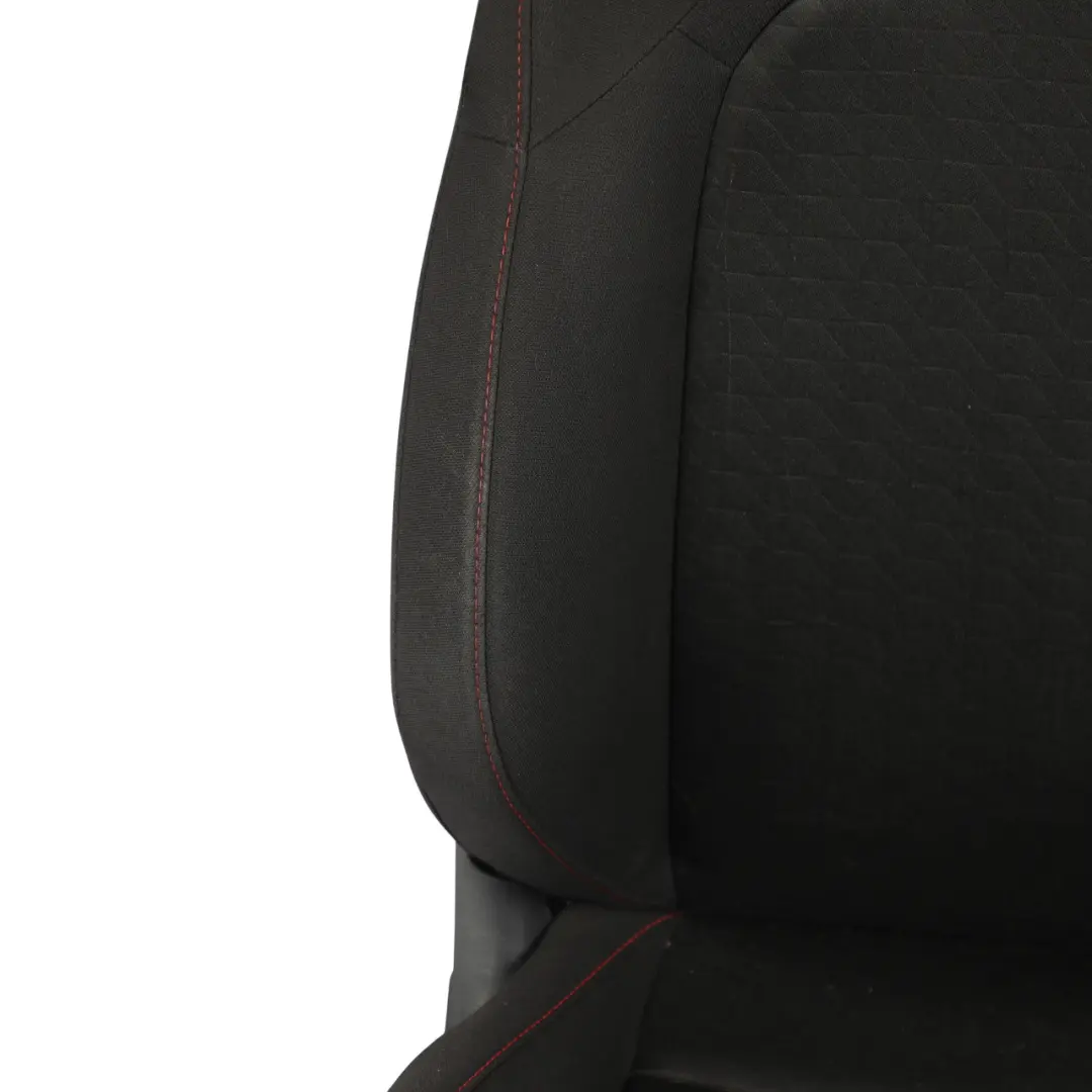 6J FR 3D Front Seat Interior Cloth Fabric Black Red Thread Left N/S to Seat Ibiza with Part number 6J0881805BA Seat Ibiza 6J FR 3D Front Seat Interior Cloth Fabric Black Red Thread Left N/S - SKU 6J0881805BA-1 - Part number 6J0881805BA
