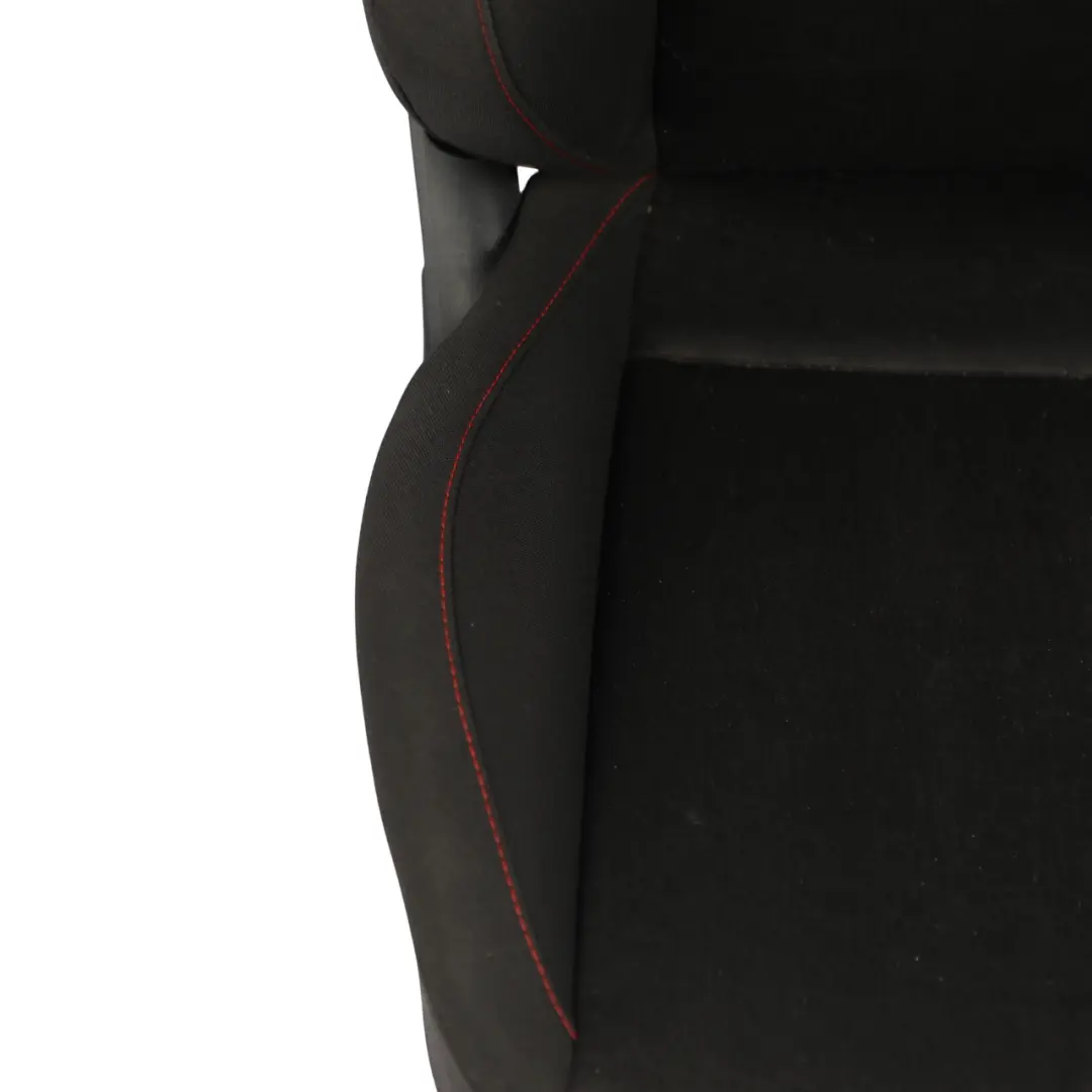 6J FR 3D Front Seat Interior Cloth Fabric Black Red Thread Left N/S to Seat Ibiza with Part number 6J0881805BA Seat Ibiza 6J FR 3D Front Seat Interior Cloth Fabric Black Red Thread Left N/S - SKU 6J0881805BA-1 - Part number 6J0881805BA