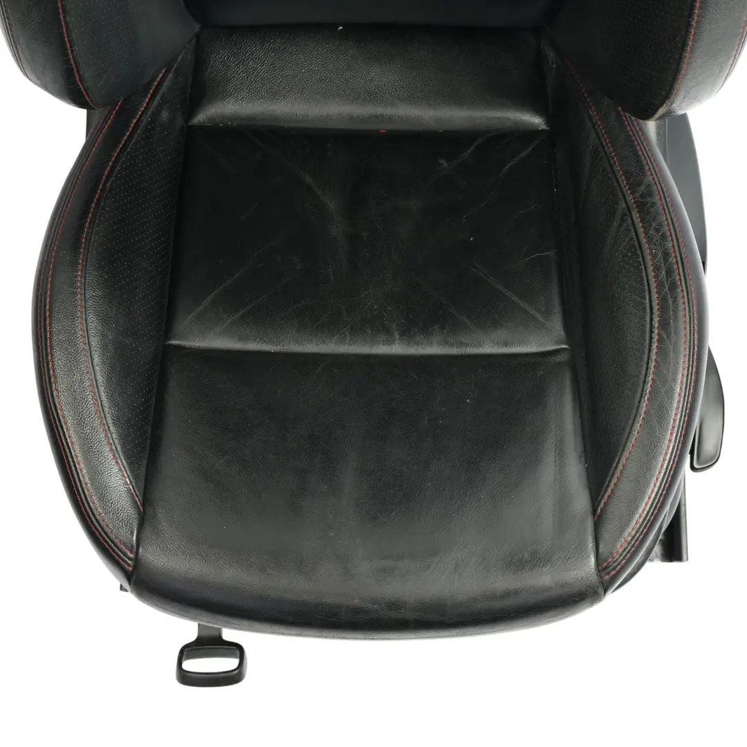 Seat Ibiza 6J FR 5D Siège Avant Gauche Chaufant Cuir Noir Avec Surpiqûres Rouge - SKU 6J0881805BD-1 - Numéro de pièce 6J0881805BD