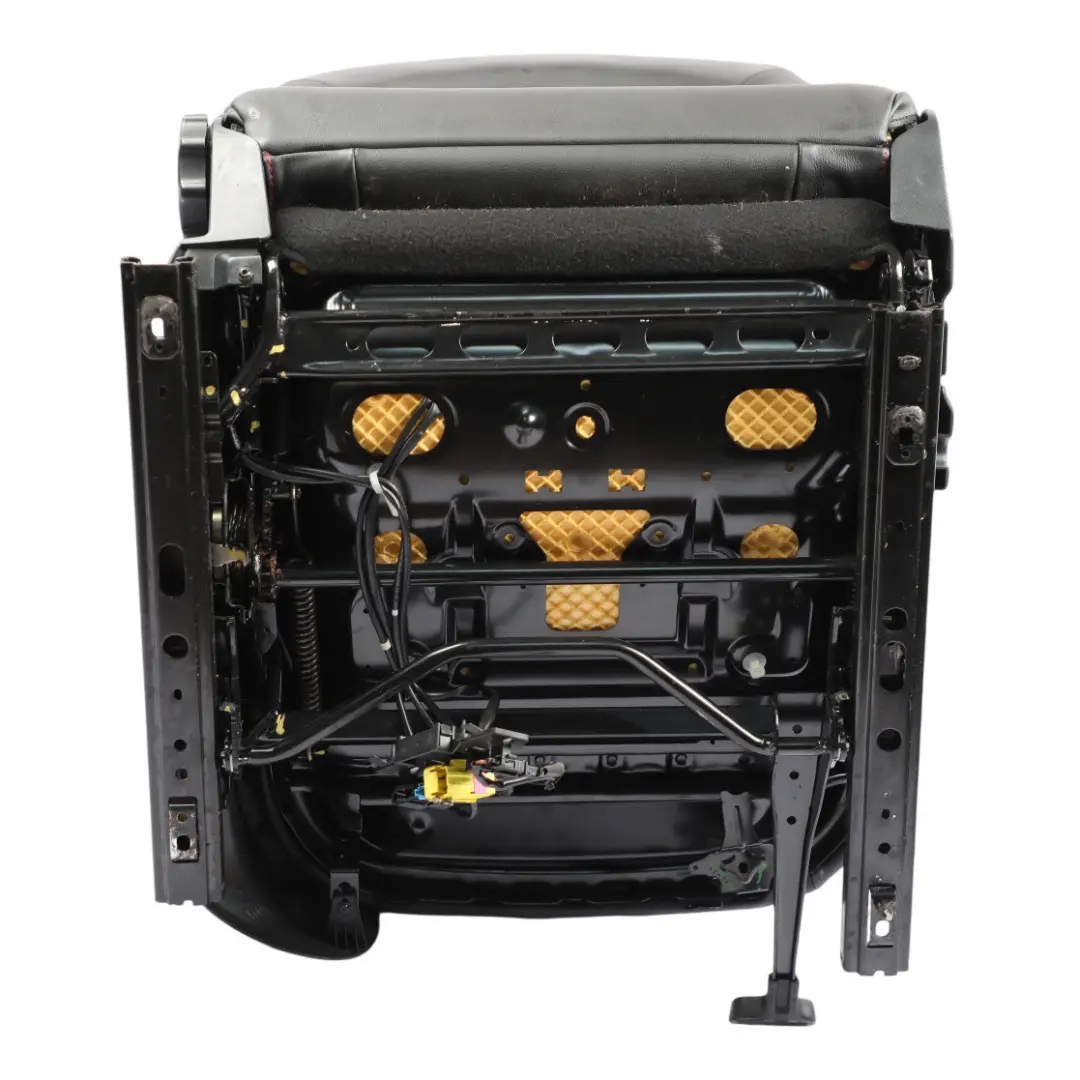 Seat Ibiza FR 6J Front Seat Heated Leather Black Red Thread Left N/S - SKU 6J0881805BJ-1 - Part number 6J0881805BJ