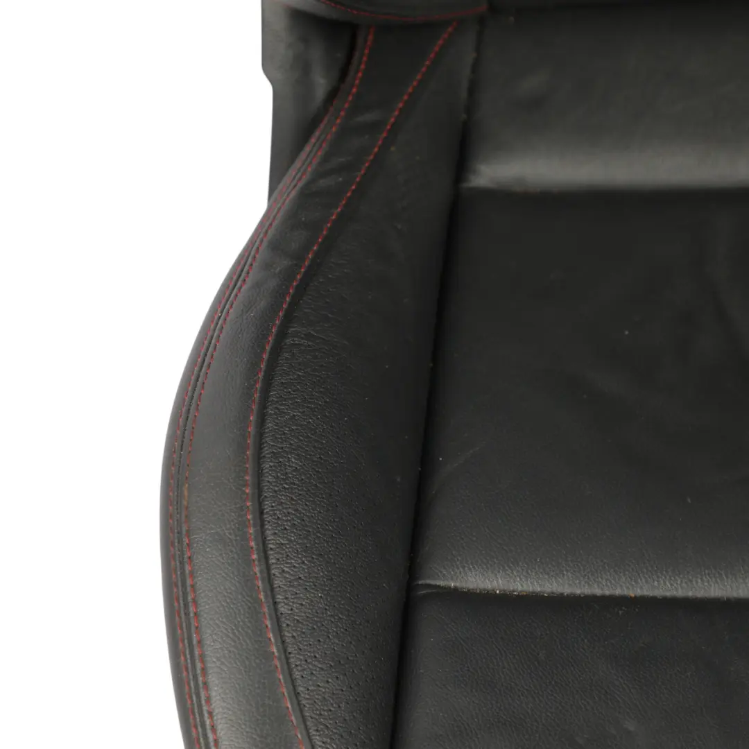 Seat Ibiza FR 6J Front Seat Heated Leather Black Red Thread Left N/S - SKU 6J0881805BJ-1 - Part number 6J0881805BJ