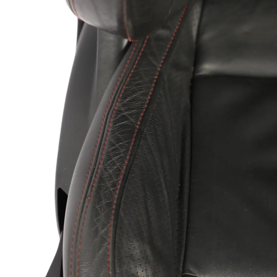 Seat Ibiza 6J Front Seat Heated Leather Black Red Thread Right O/S - SKU 6J0881806AK-1 - Part number 6J0881806AK