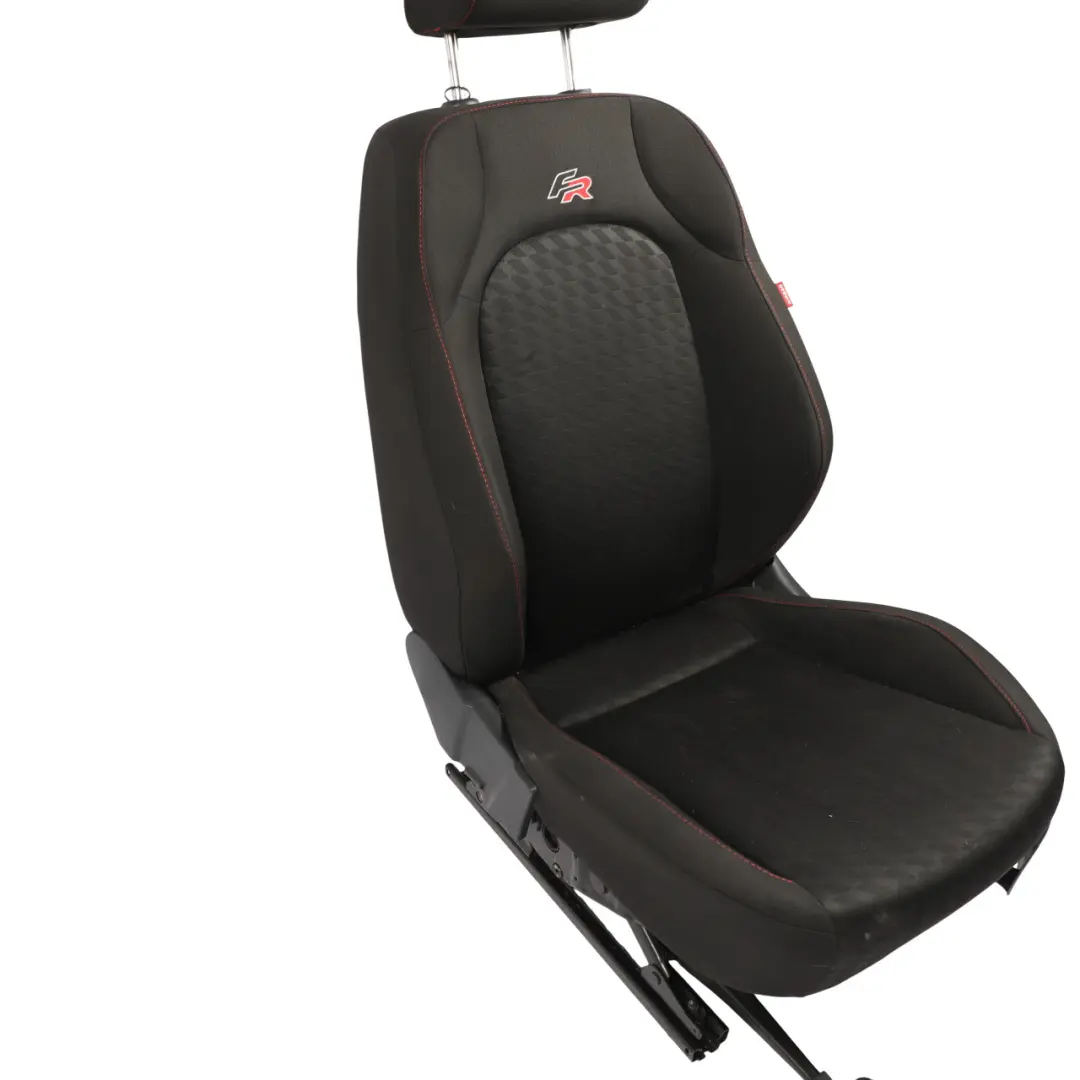 6J FR Front Seat Interior Cloth Fabric Black Left N/S to Seat Ibiza with Part number 6J0881806C Seat Ibiza 6J FR Front Seat Interior Cloth Fabric Black Left N/S - SKU 6J0881806C-1 - Part number 6J0881806C