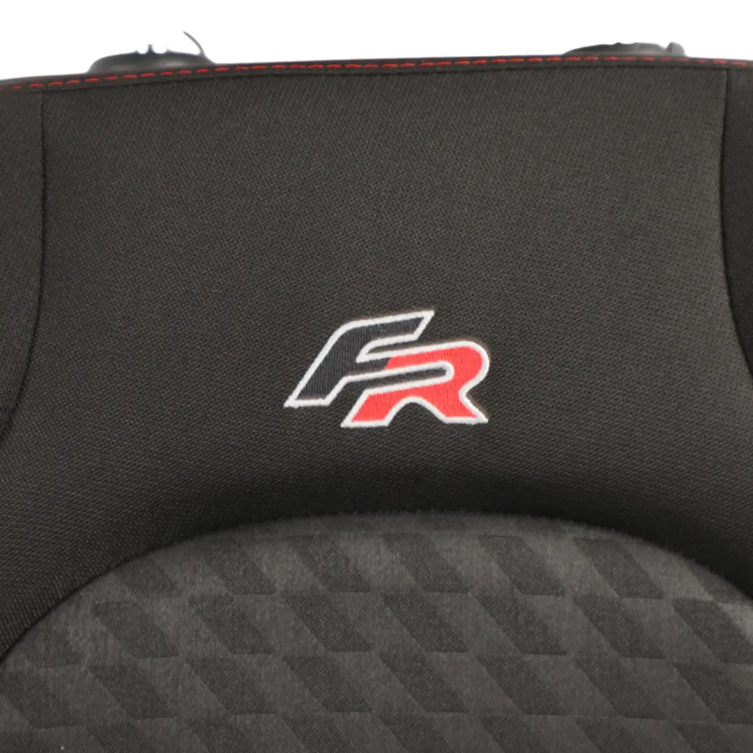 Seat Ibiza 6J FR Front Seat Interior Cloth Fabric Black Left N/S - SKU 6J0881806C-1 - Part number 6J0881806C