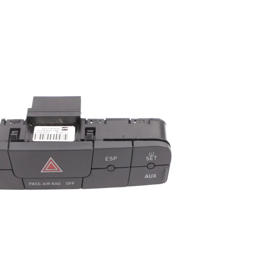 Seat Ibiza Mk4 6J Central Lock Door Switch Hazard Button Control Panel - SKU 6J0927137 - Part number 6J0927137