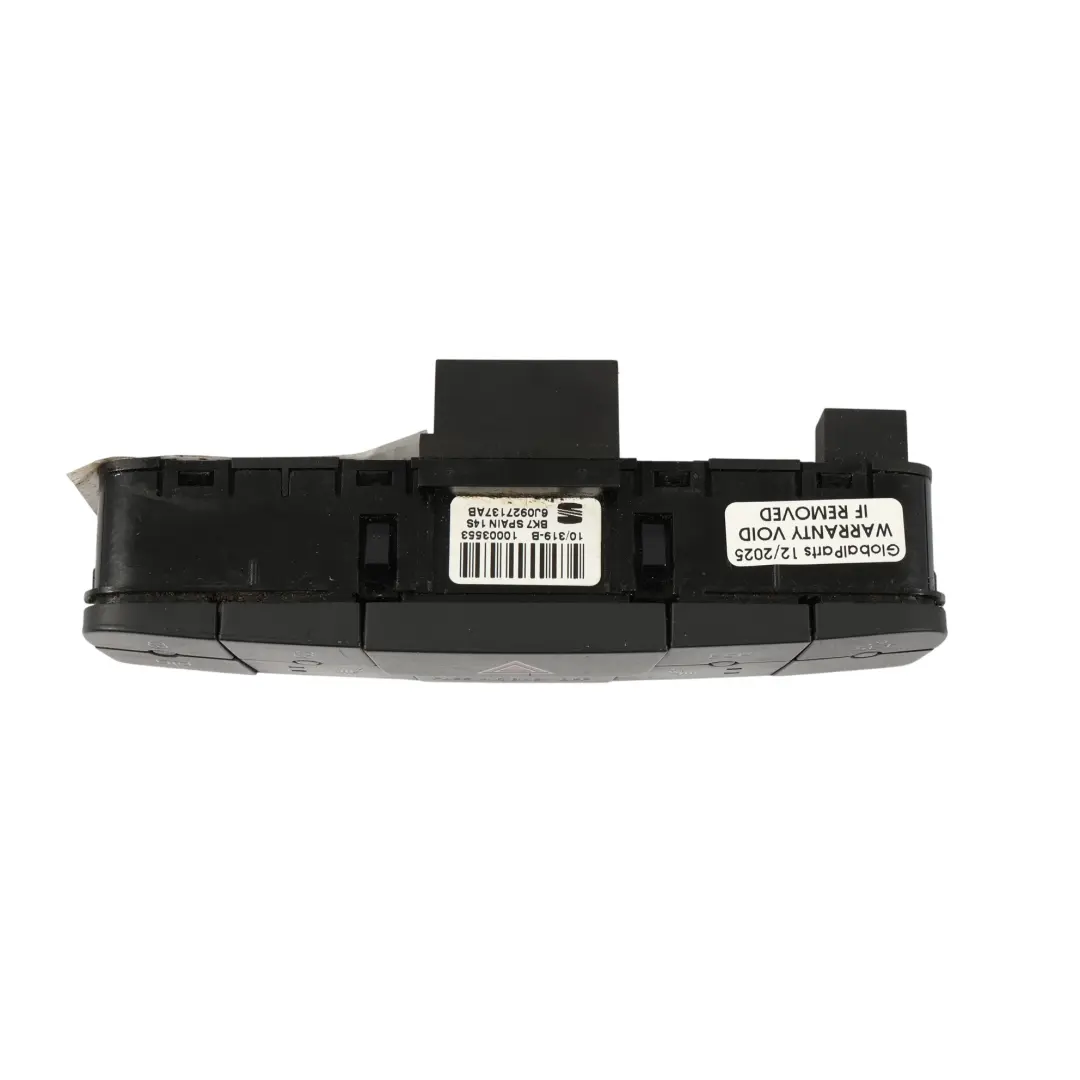 Seat Ibiza 6J Interrupteur Centralisé Panneau Chauffant ESP - SKU 6J0927137AB - Numéro de pièce 6J0927137AB